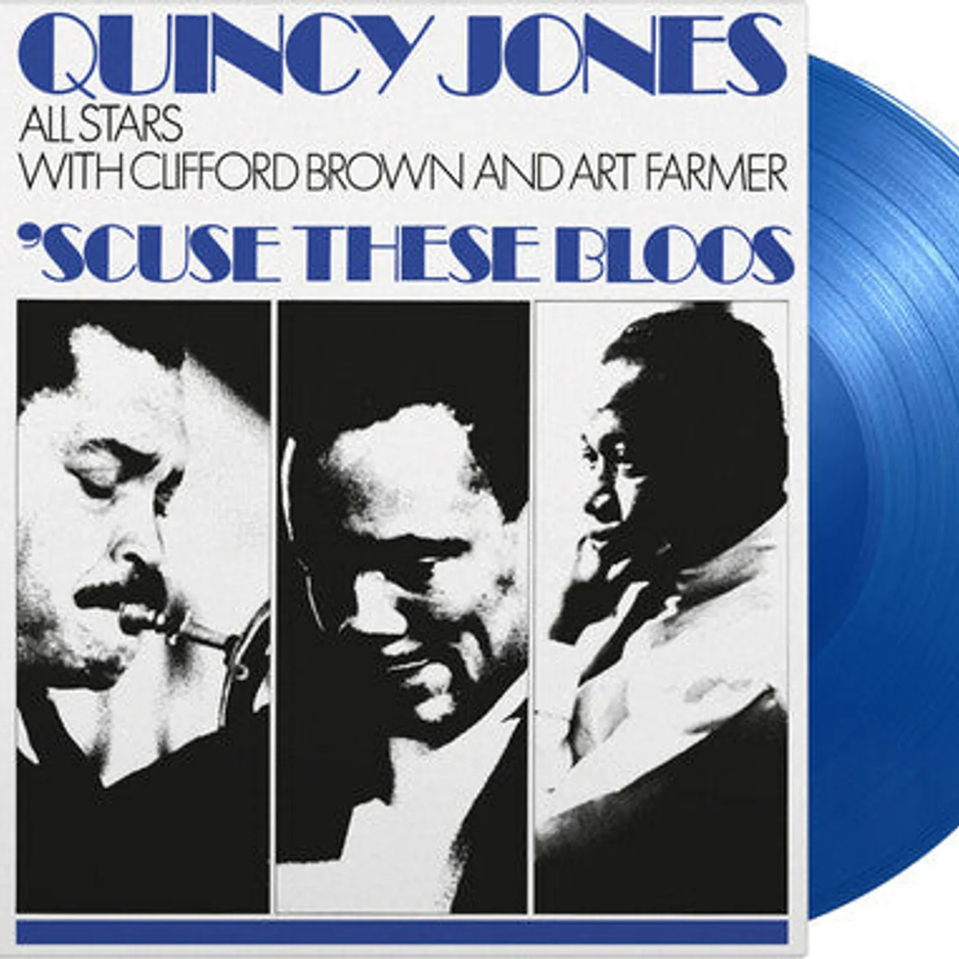 Quincy Jones All Stars LP Vinyl - Scuse These Bloos (Blue) (Coloured Vinyl) (Ogv)
