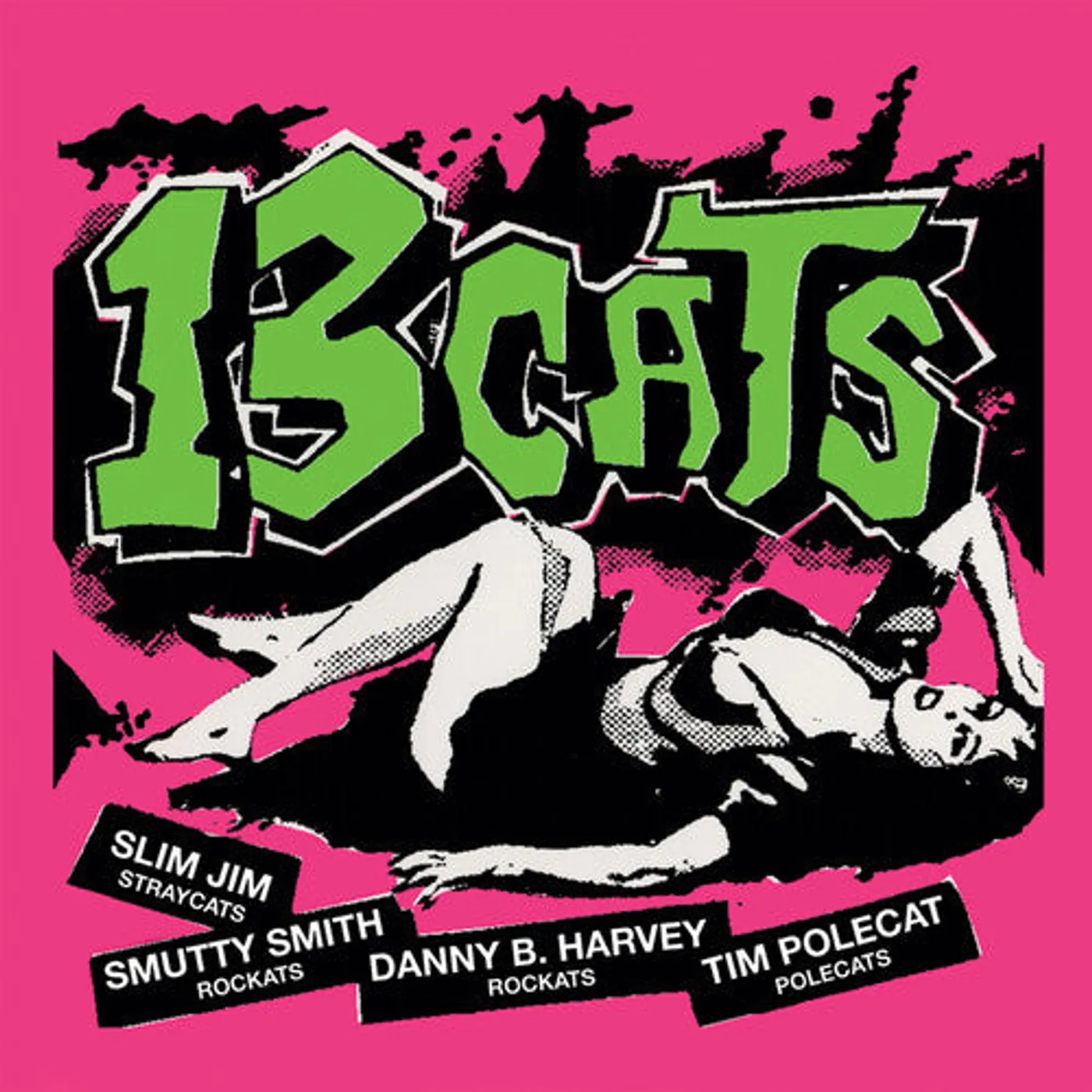 13 Cats LP Vinyl - 13 Tracks (Ltd) (Pnk) (Reis)