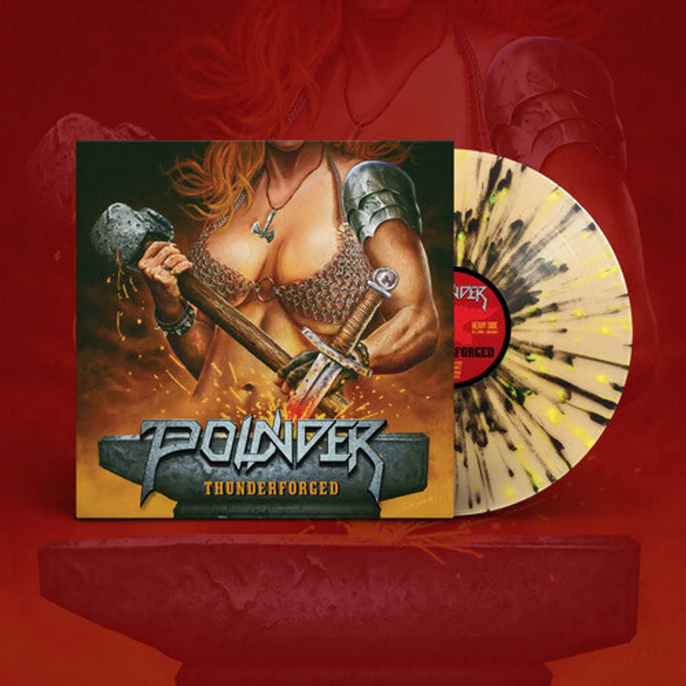Pounder LP Vinyl - Thunderforged (Coloured Vinyl)