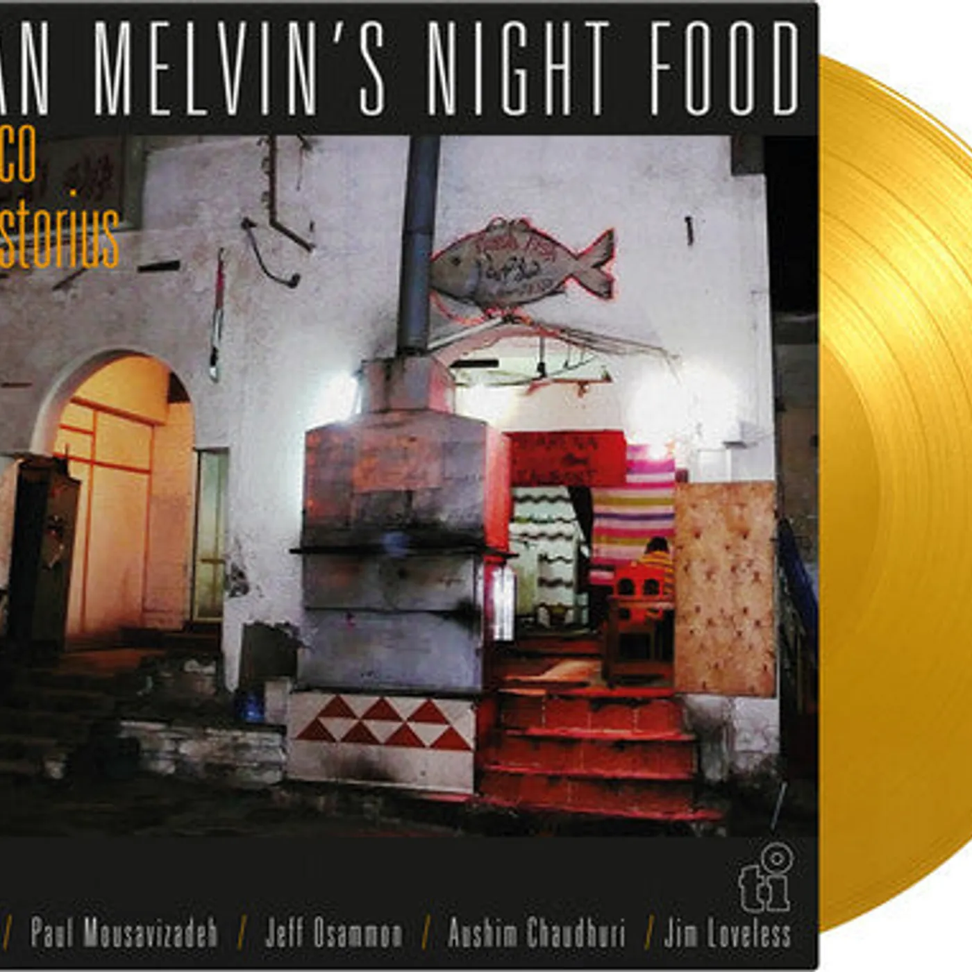Brian Melvin'S Night Food Featuring Jaco Pastorius LP Vinyl - Night Food (Coloured Vinyl) (Ltd) (Ylw)