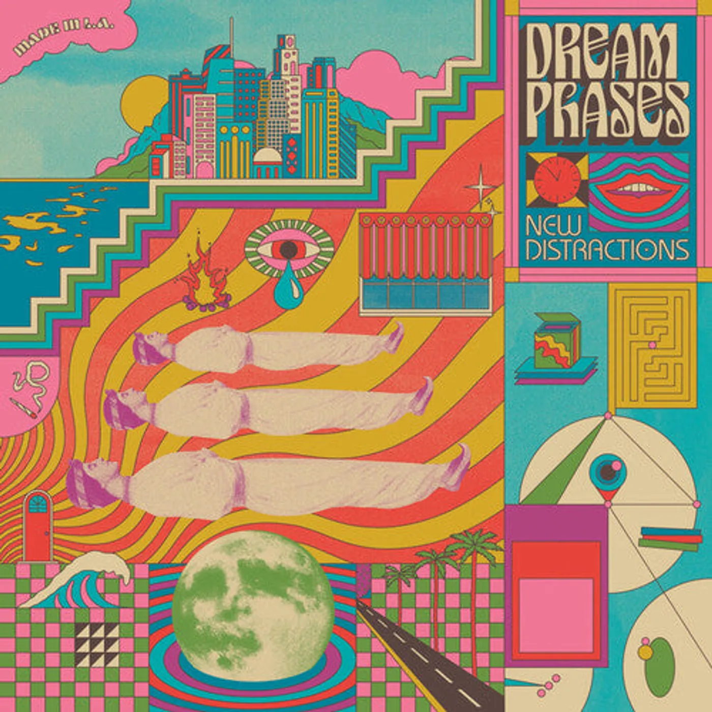 Dream Phases LP Vinyl - New Distractions (Coloured Vinyl) (Ltd) (Pnk)