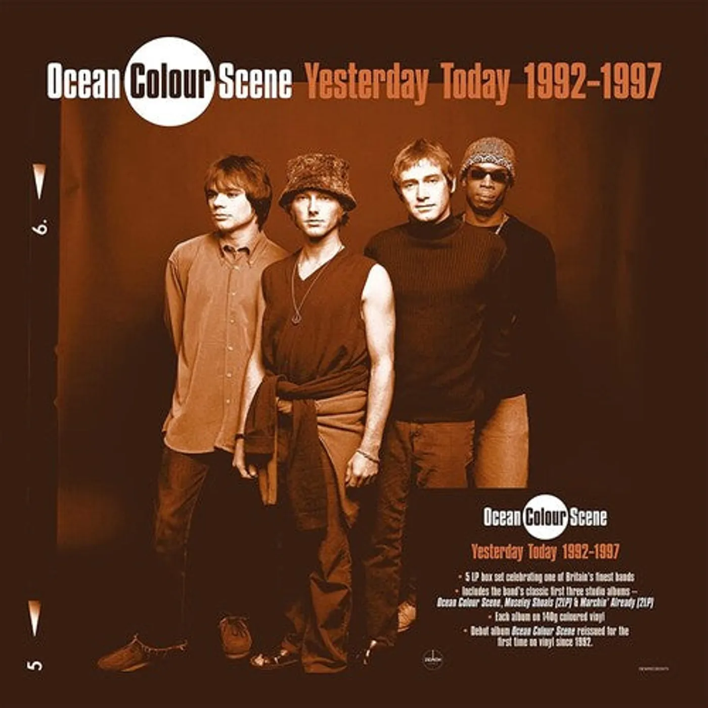 Ocean Colour Scene LP Vinyl - Yesterday Today 1992-1997 (Blue) (Box) (Coloured Vinyl) (Uk)