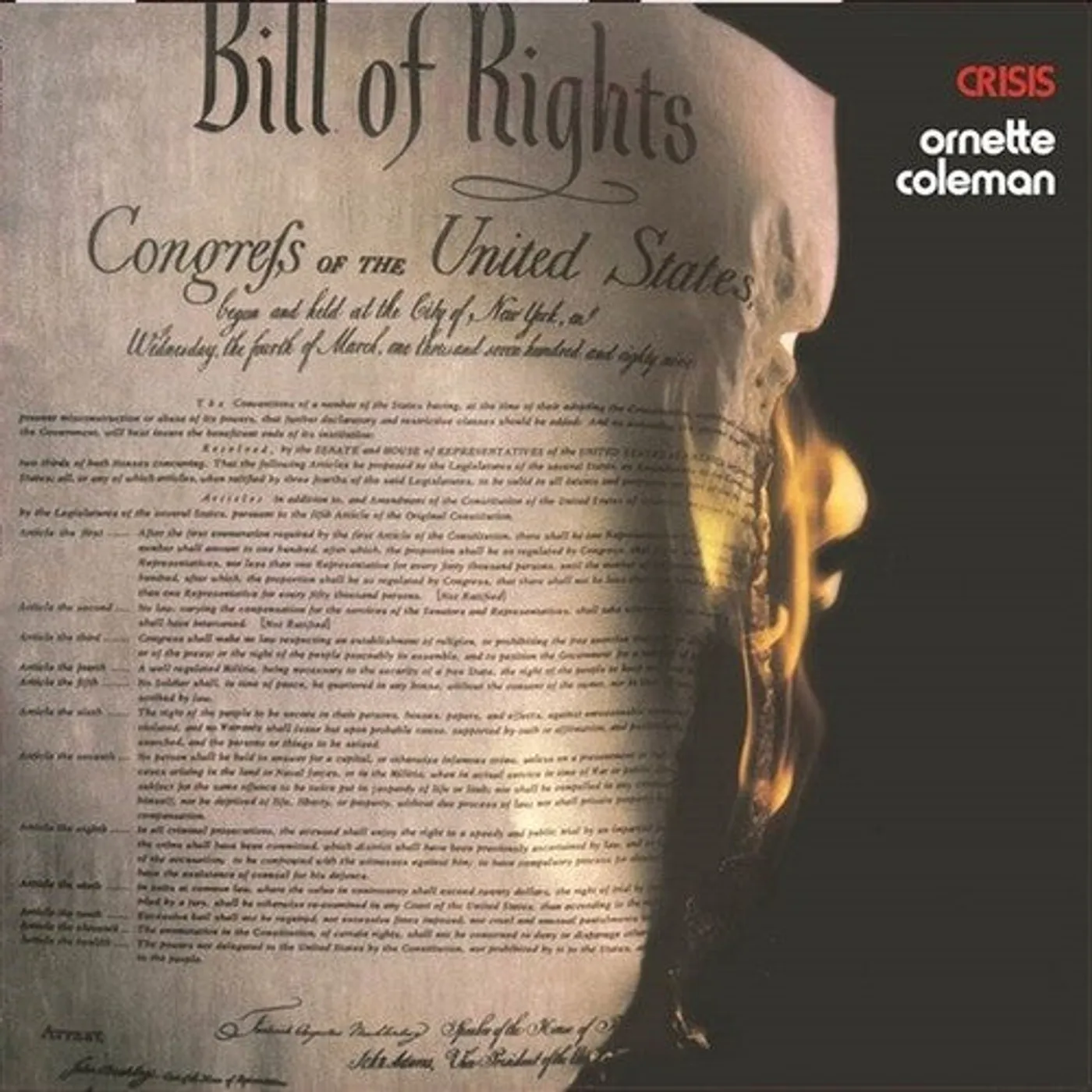 Ornette Coleman LP Vinyl - Crisis