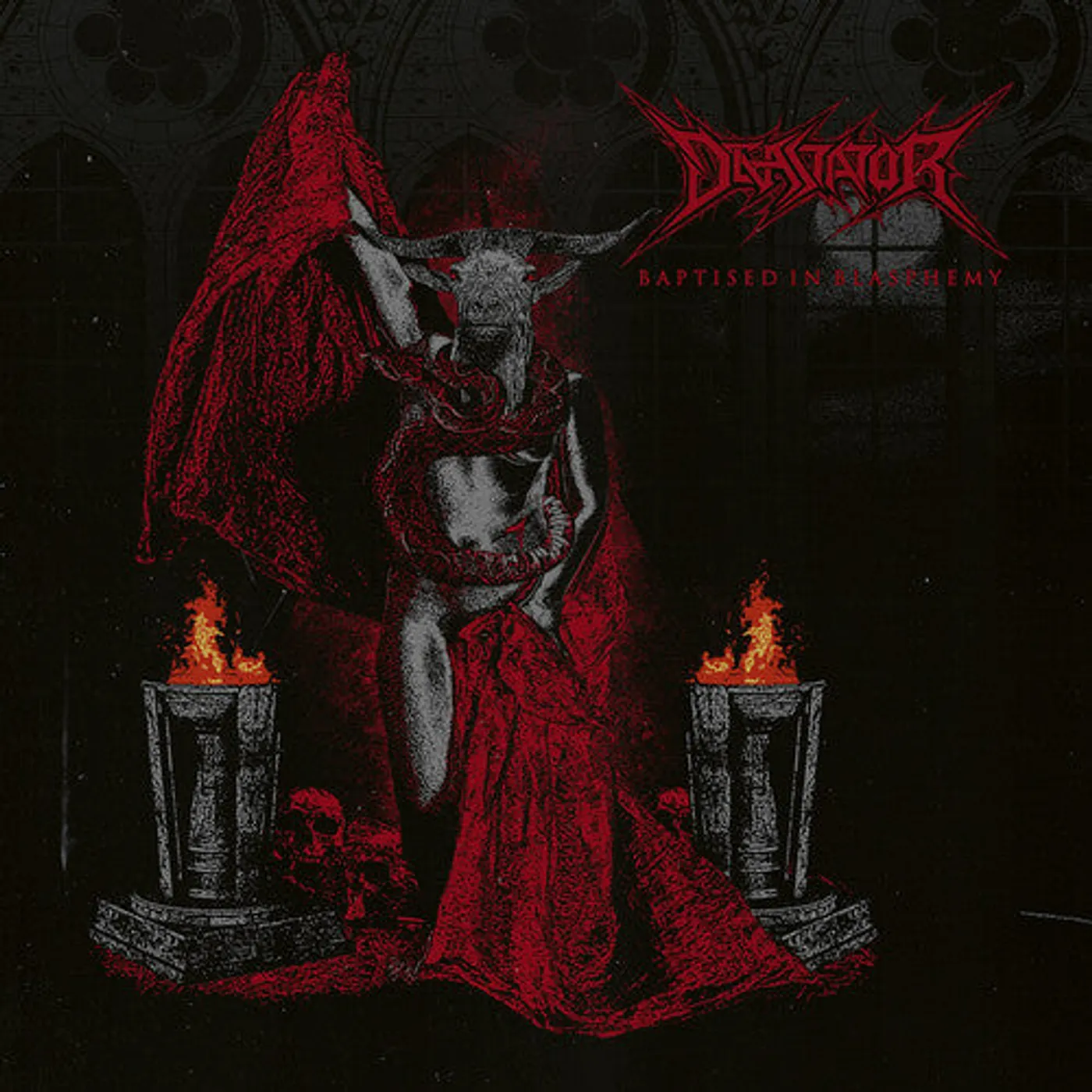 Devastator LP Vinyl - Baptised In Blasphemy (Coloured Vinyl) (Cvnl) (Ltd) (Red)