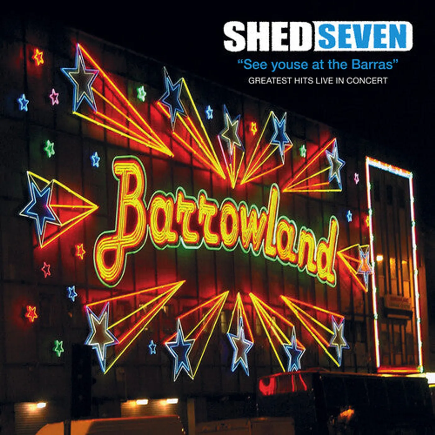 Shed Seven LP Vinyl - See Youse At The Barras (Coloured Vinyl) (Ofgv) (Red)