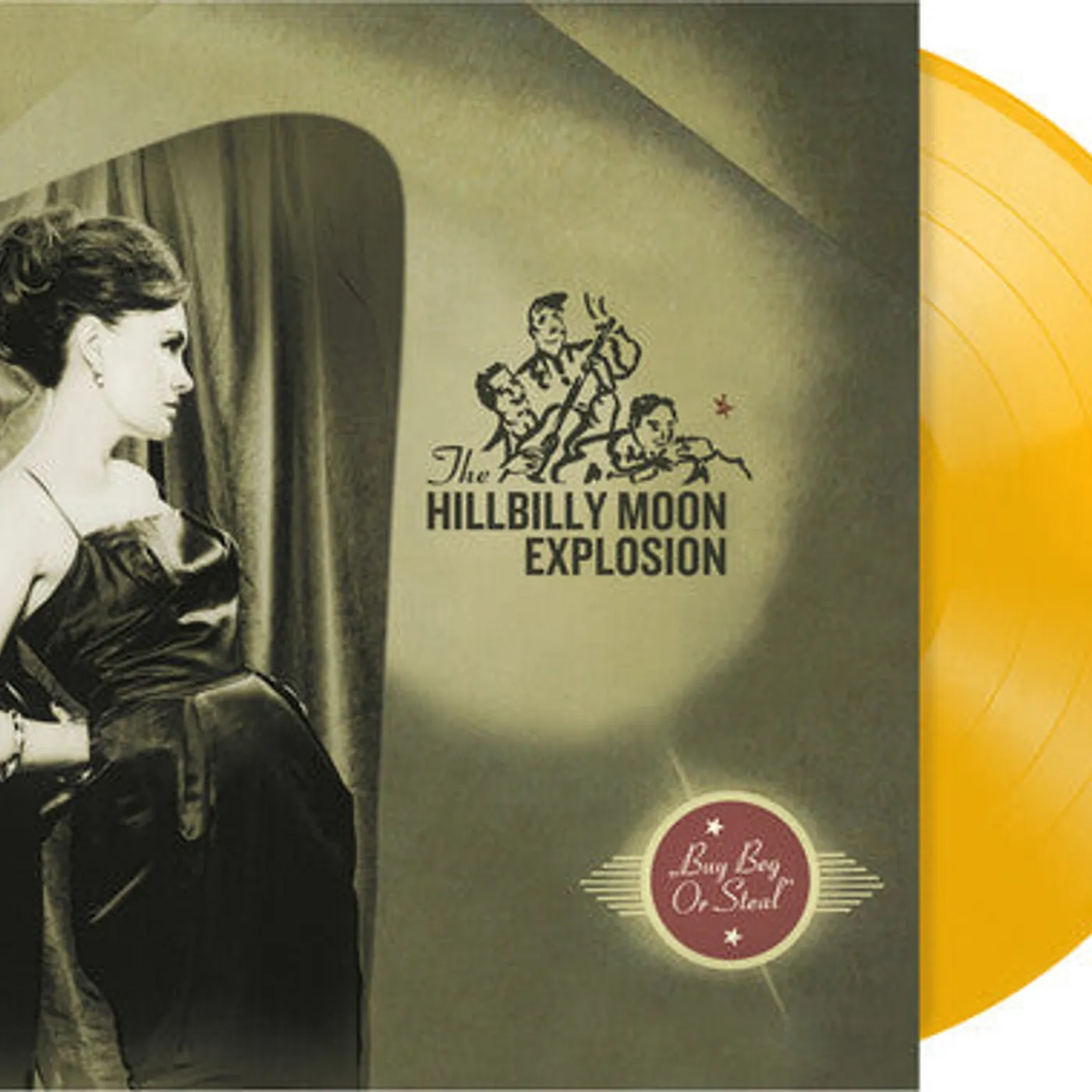 The Hillbilly Moon Explosion LP Vinyl - Buy Beg Or Steal (Coloured Vinyl) (Ylw)