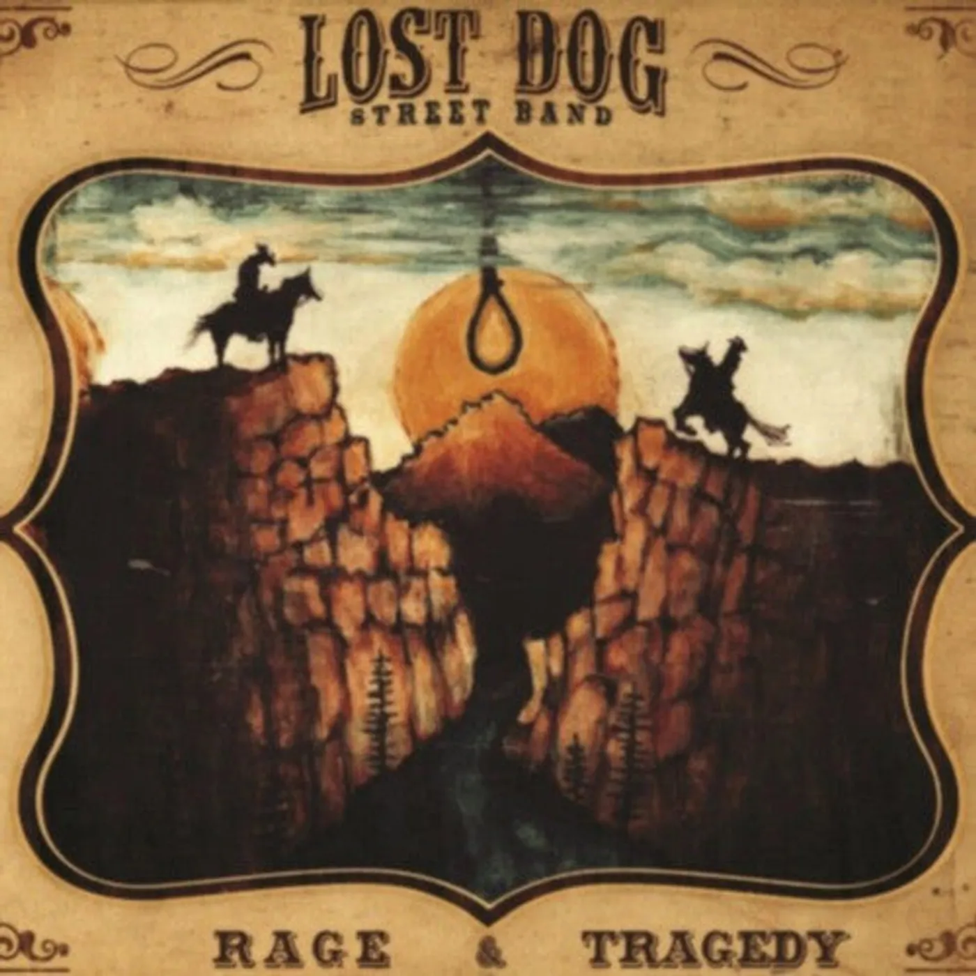Lost Dog Street Band LP Vinyl - Rage & Tragedy (Blk) (Dlcd)