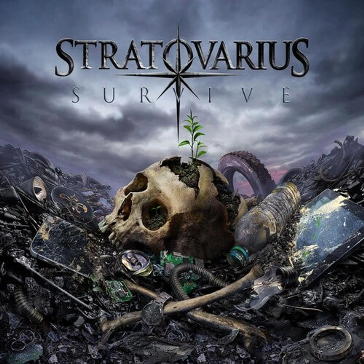Stratovarius LP Vinyl - Survive (Blue) (Coloured Vinyl) (Ltd)
