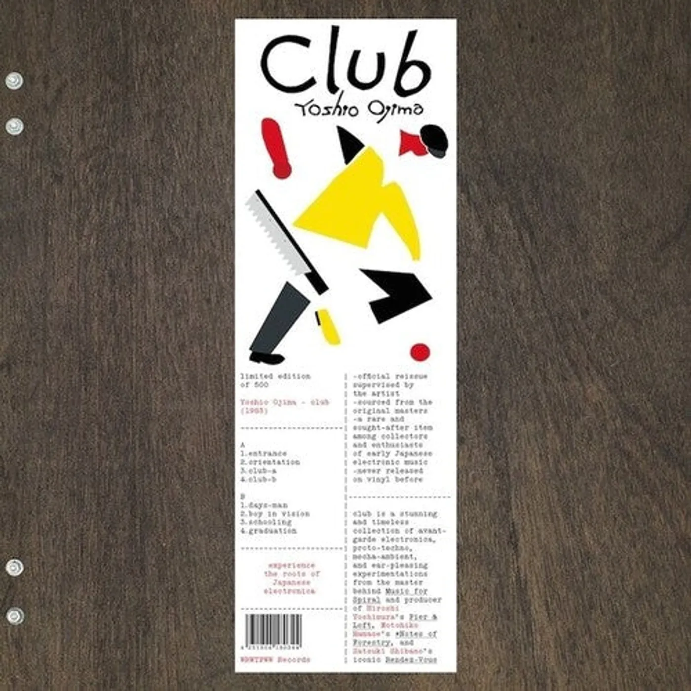 Yoshio Ojima LP Vinyl - Club