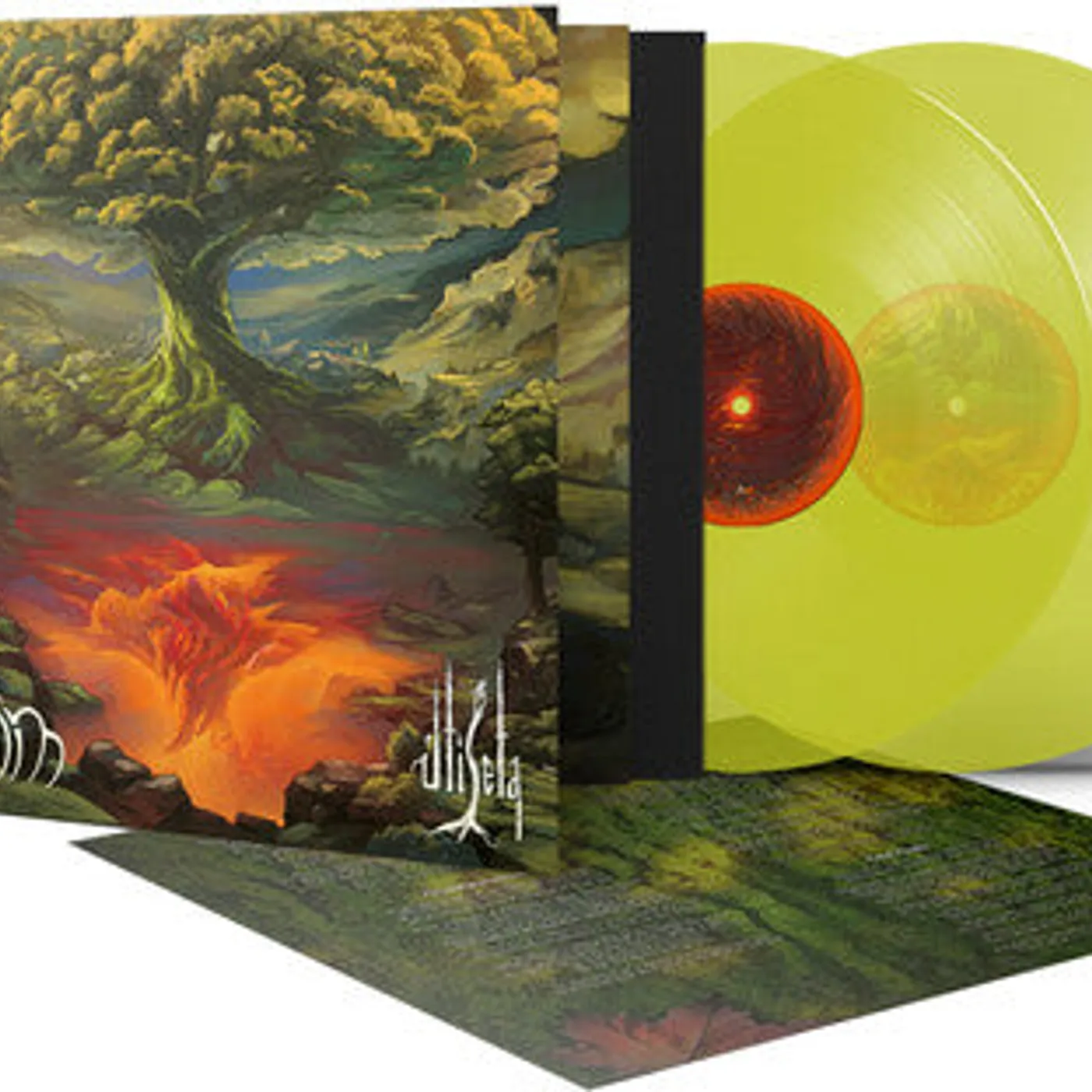 Thurnin LP Vinyl - Utiseta - Transparent Lime-Green (Coloured Vinyl) (Gate Fold)