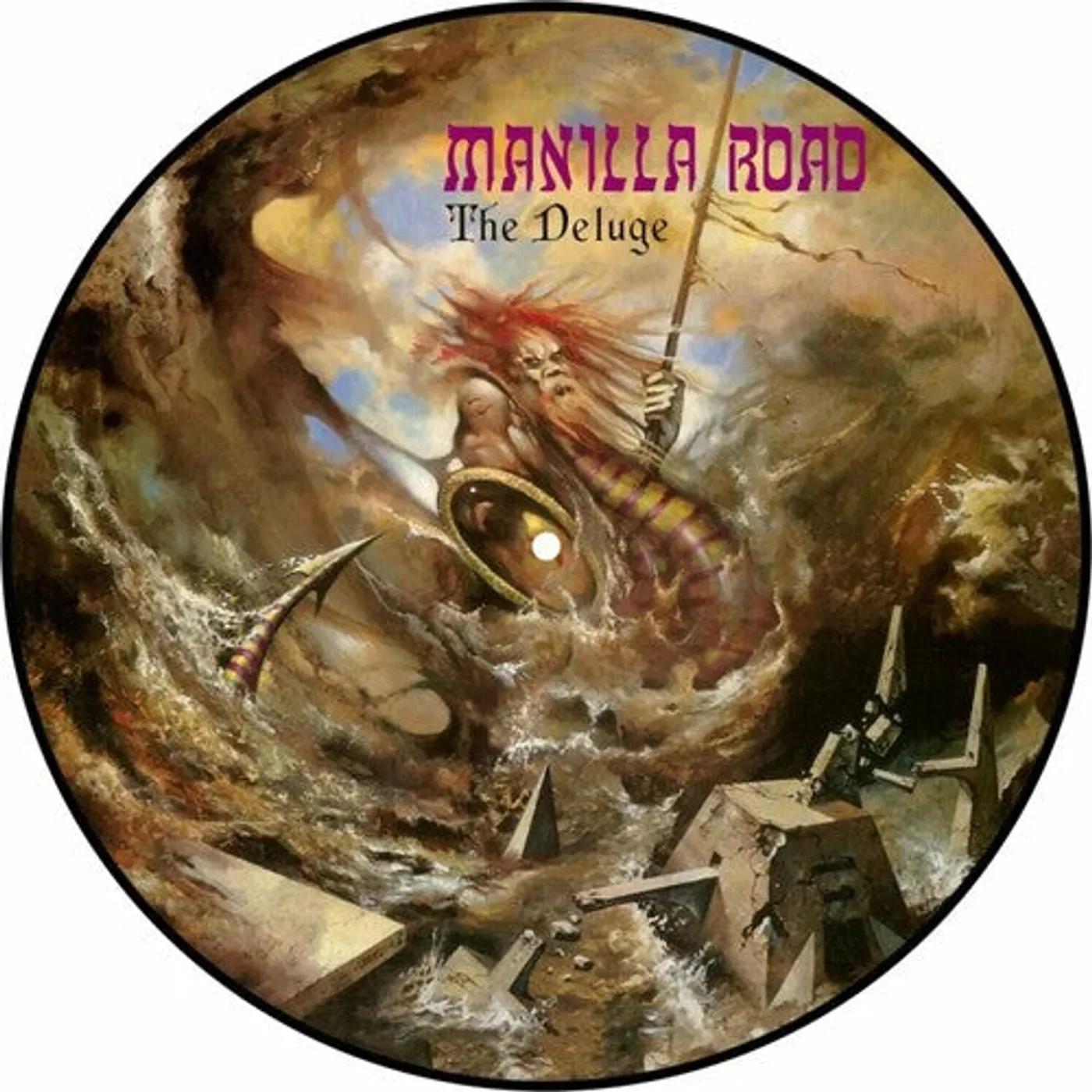 Manilla Road LP Vinyl - Deluge (Pict)