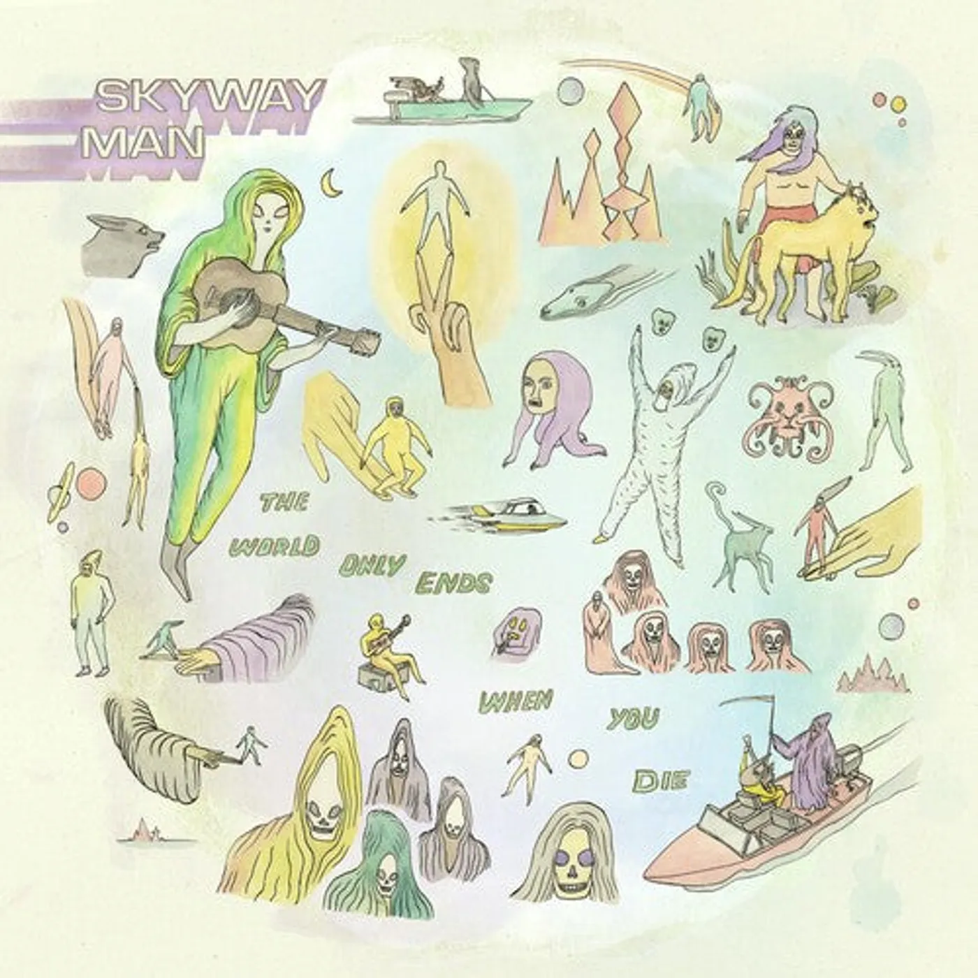 Skyway Man LP Vinyl - World Only Ends When You Die (Shimmering Void Lp)