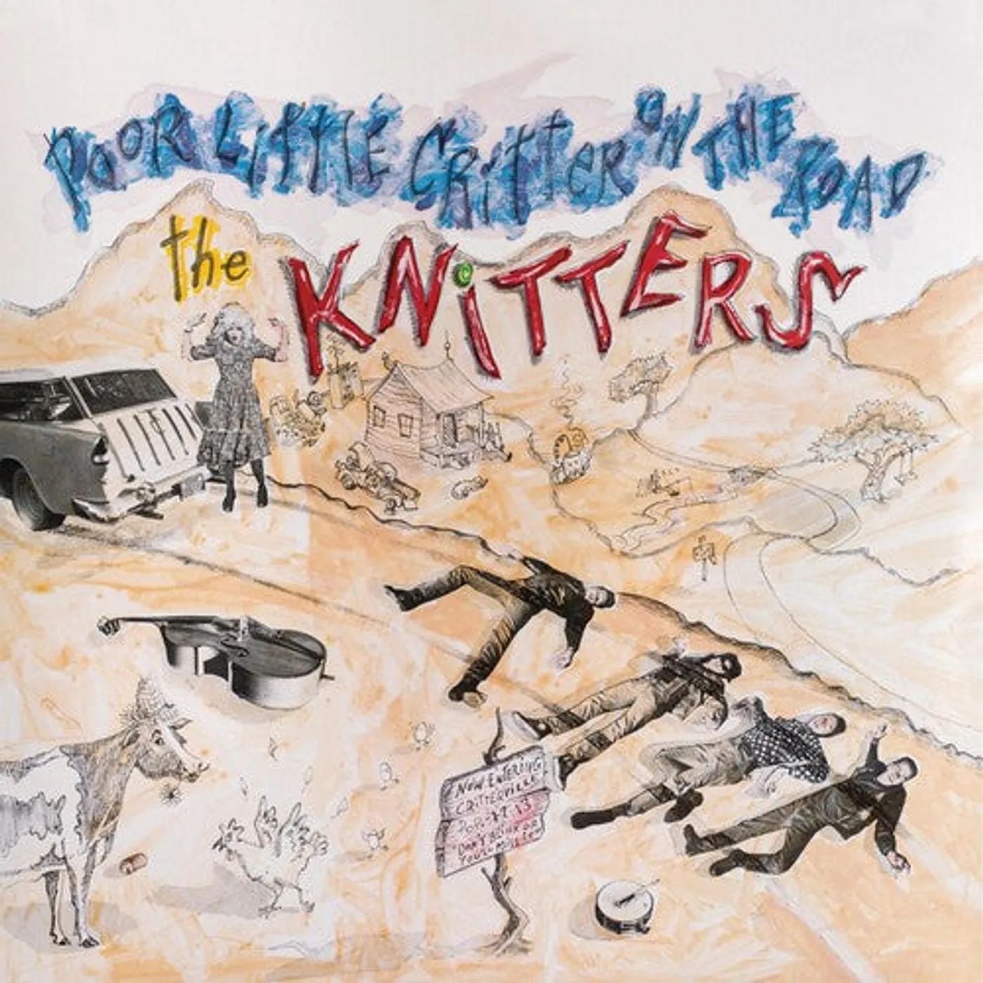 The Knitters LP Vinyl - Poor Little Critter On The Road