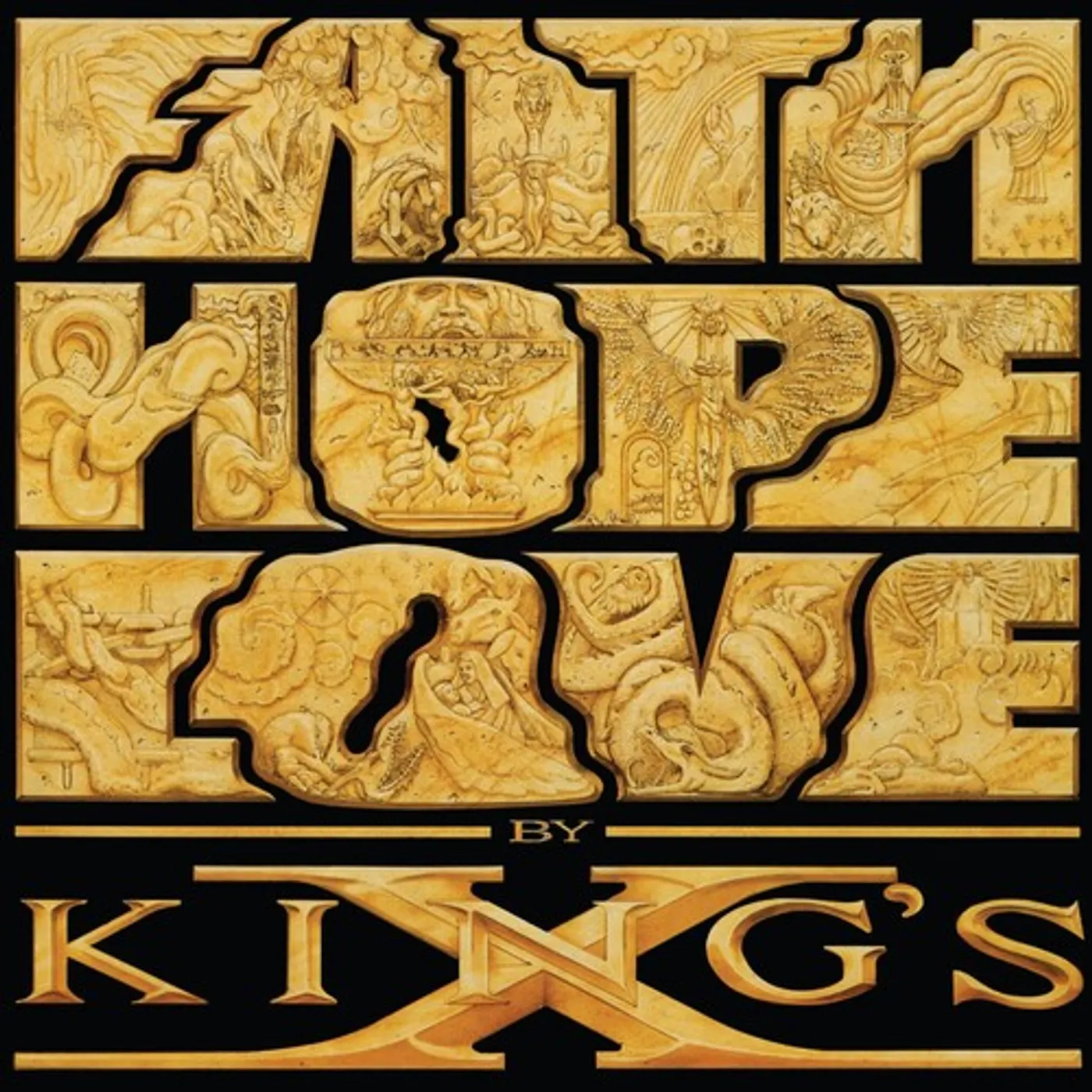 King'S X LP Vinyl - Faith Hope Love