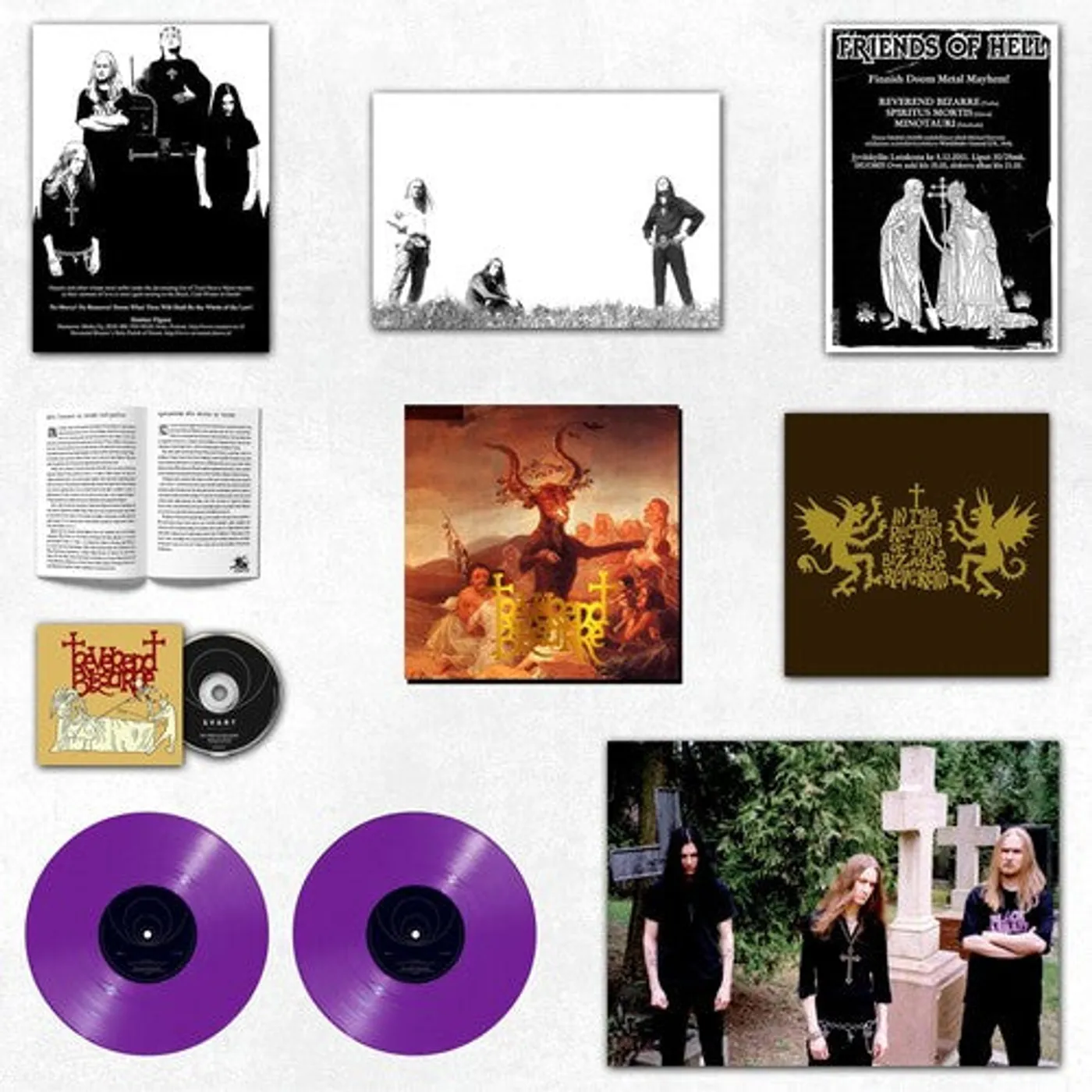 Reverend Bizarre LP Vinyl - In The Rectory (Coloured Vinyl) (Purp) (Aniv)