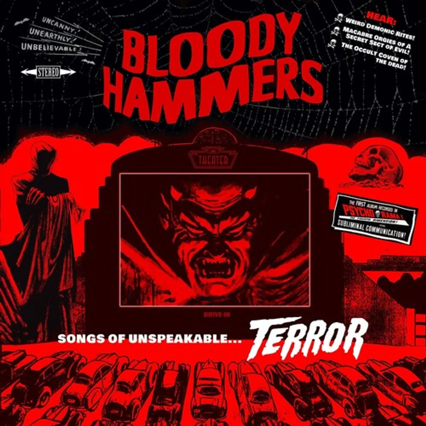Bloody Hammers LP Vinyl - Songs Of Unspeakable Terror