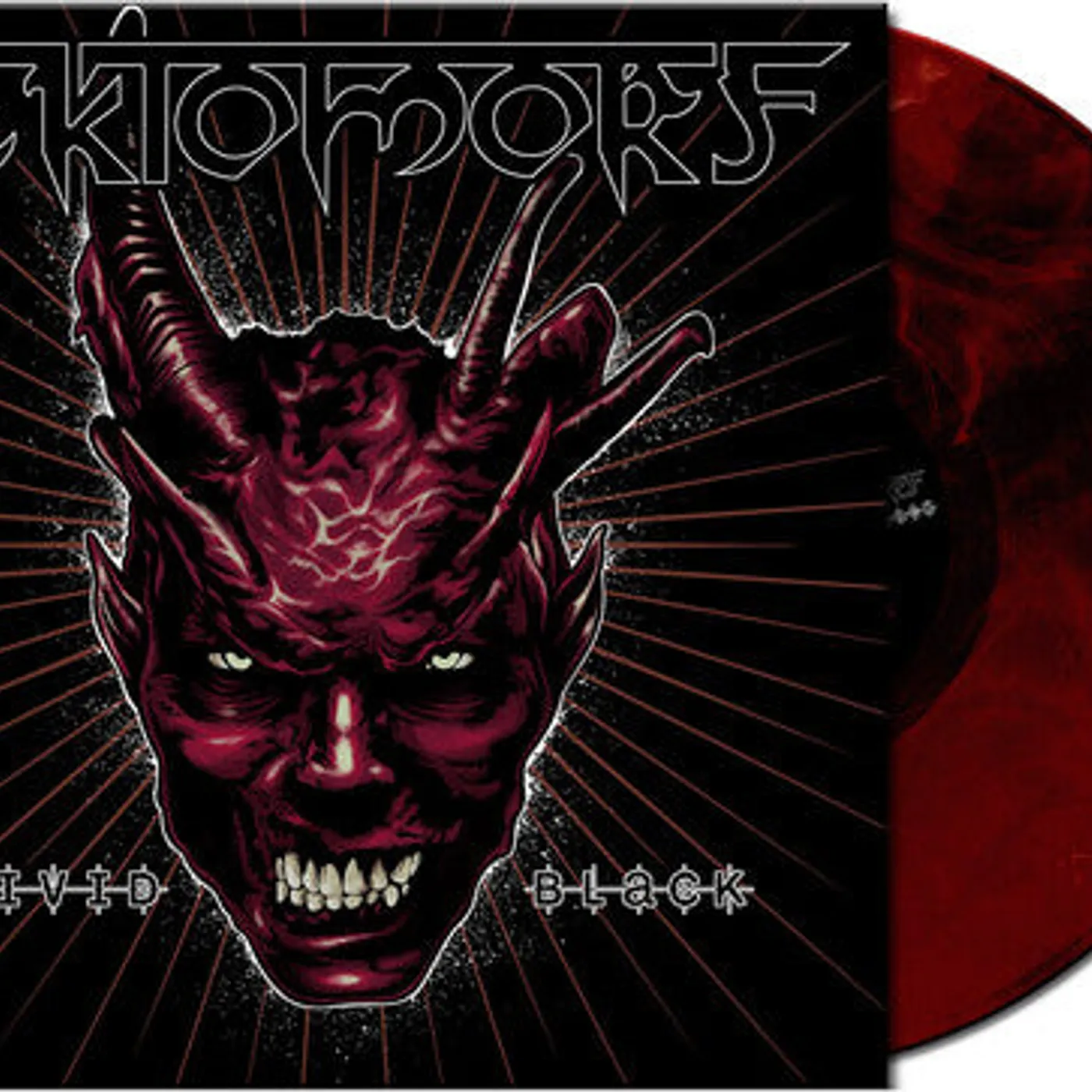 Ektomorf LP Vinyl - Vivid Black - Black/Red (Blk) (Coloured Vinyl) (Ltd) (Red)