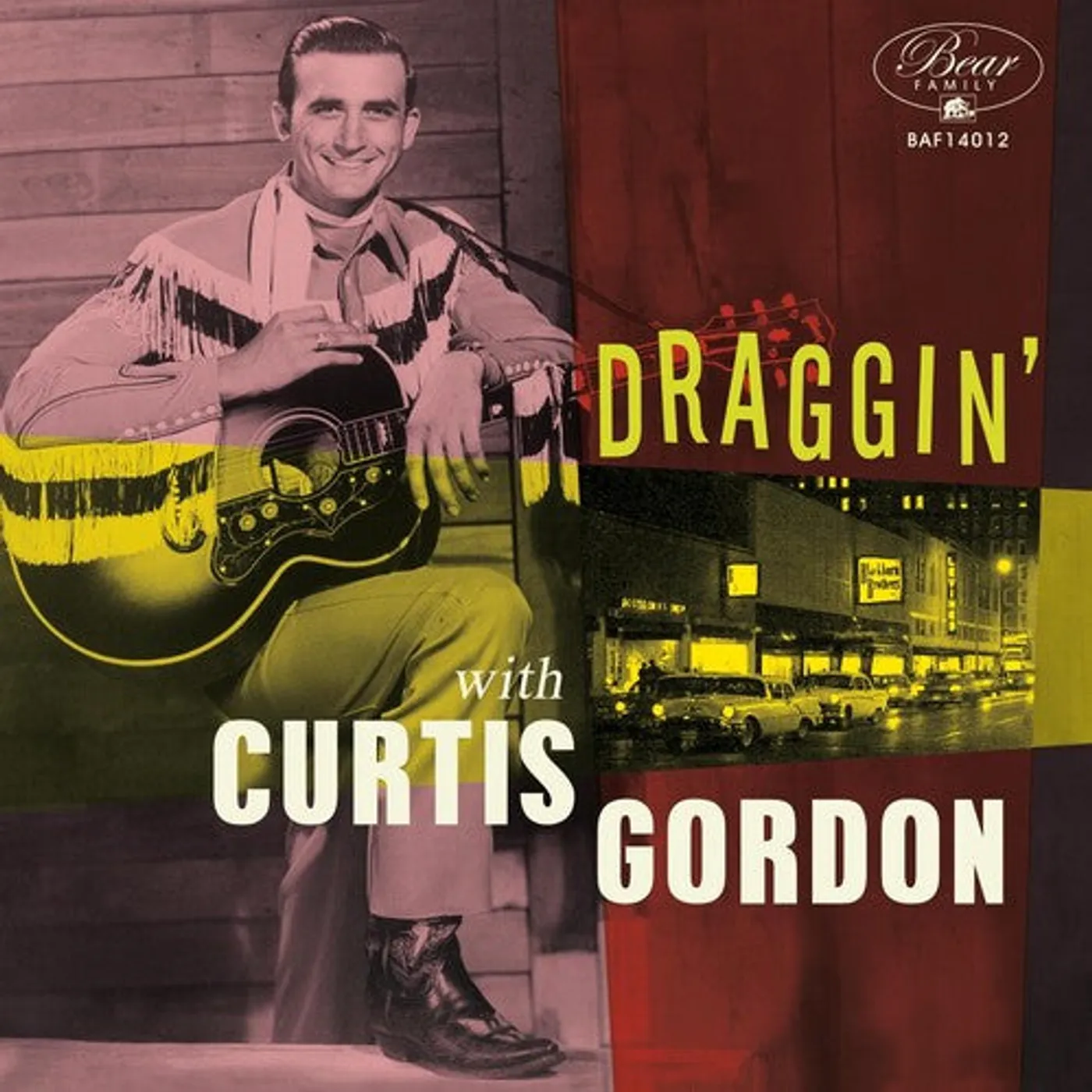 Curtis Gordon LP Vinyl - Draggin' With Curtis Gordon (10In) (Wb) (Pcrd)