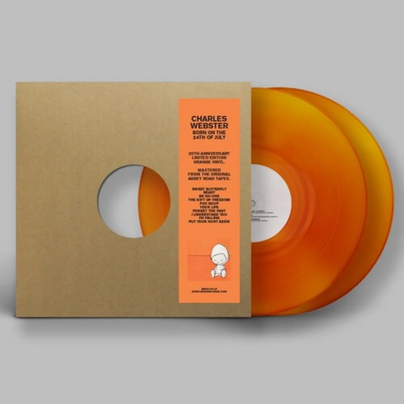 Charles Webster LP Vinyl - Born On The 24Th Of July (Coloured Vinyl) (Org)