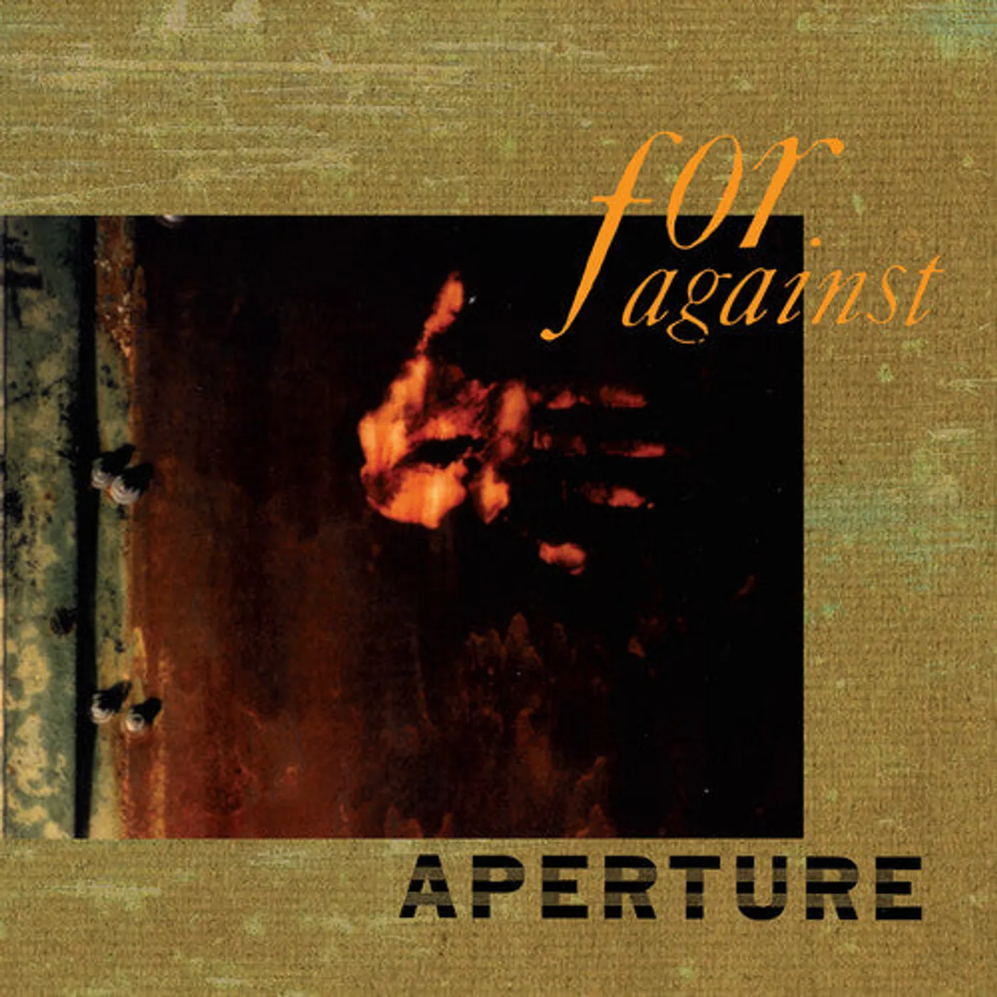 For Against LP Vinyl - Aperture (Ltd) (Rmst) (Reis)