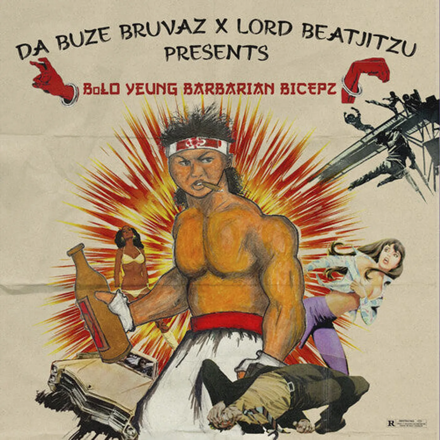 Da Buze Bruvaz X Lord Beatjitzu LP Vinyl - Bolo Yeung Barbarian Bicepz