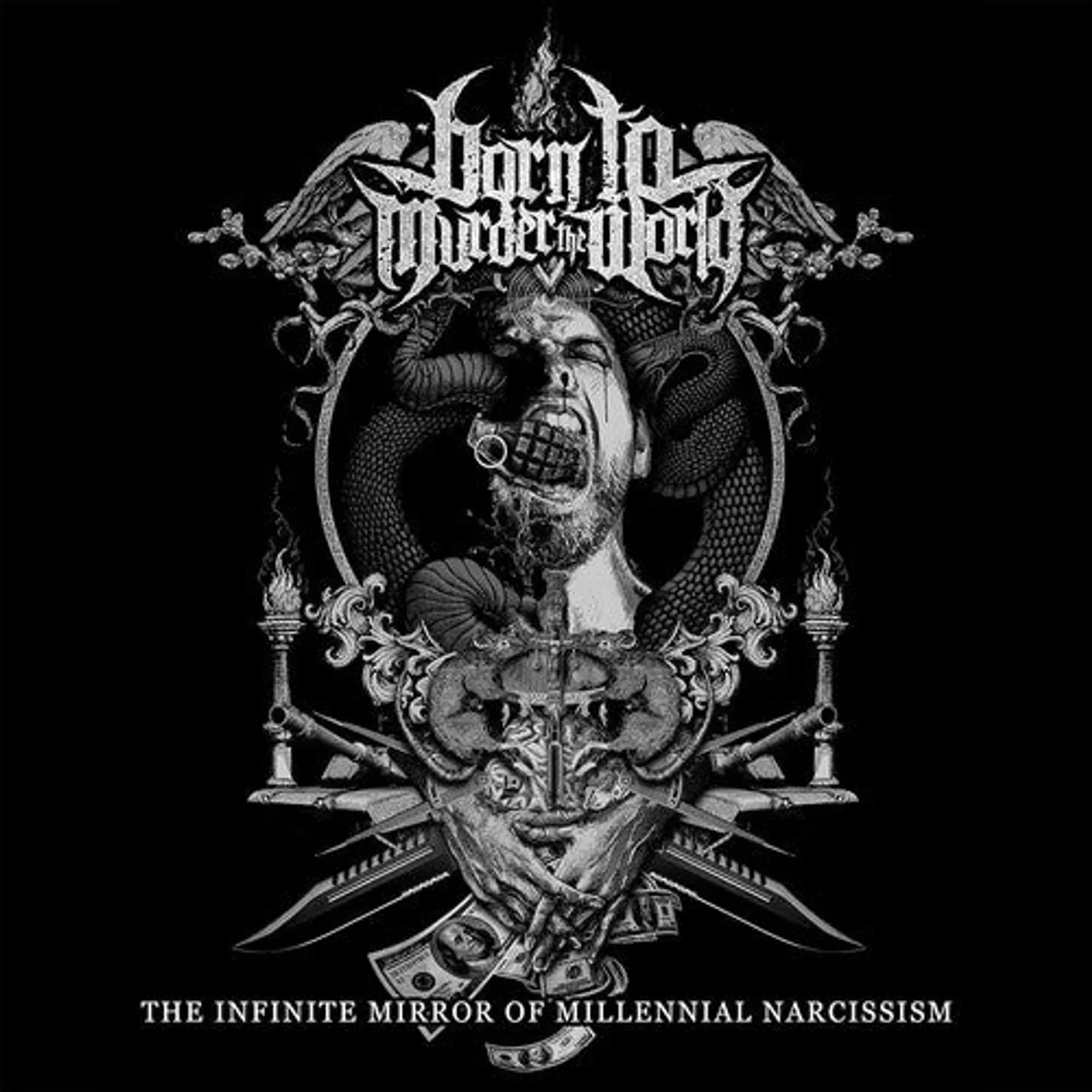Born To Murder The World LP Vinyl - Infinite Mirror Of Millennial Narcissism