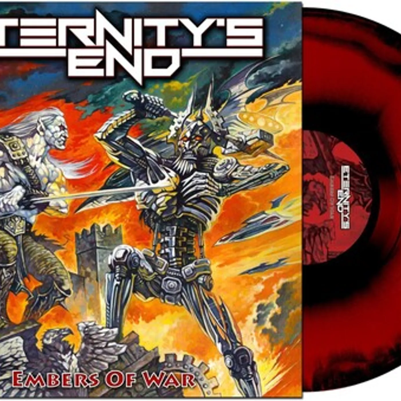 Eternity'S End LP Vinyl - Embers Of War (Blk) (Coloured Vinyl) (Red)