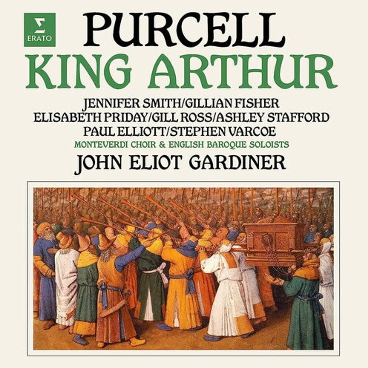 John Eliot Gardiner LP Vinyl - Purcell: King Arthur