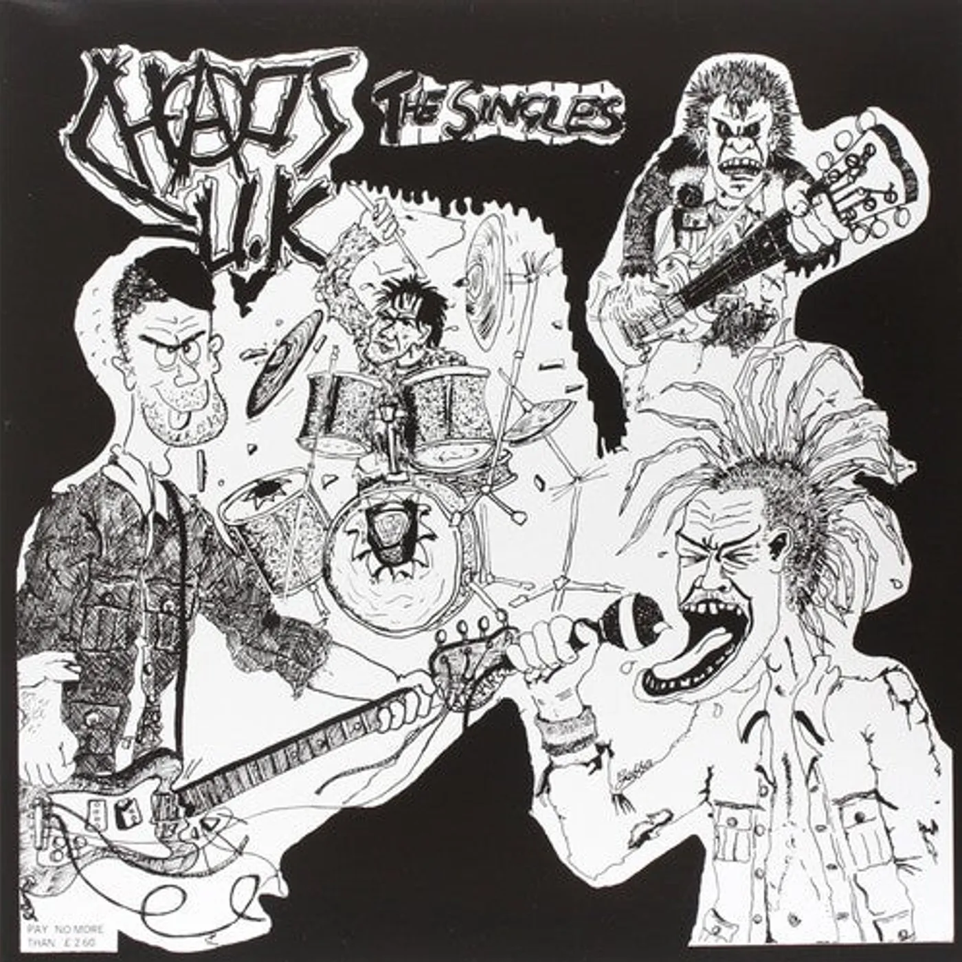 Chaos Uk LP Vinyl - Total Chaos: The Singles