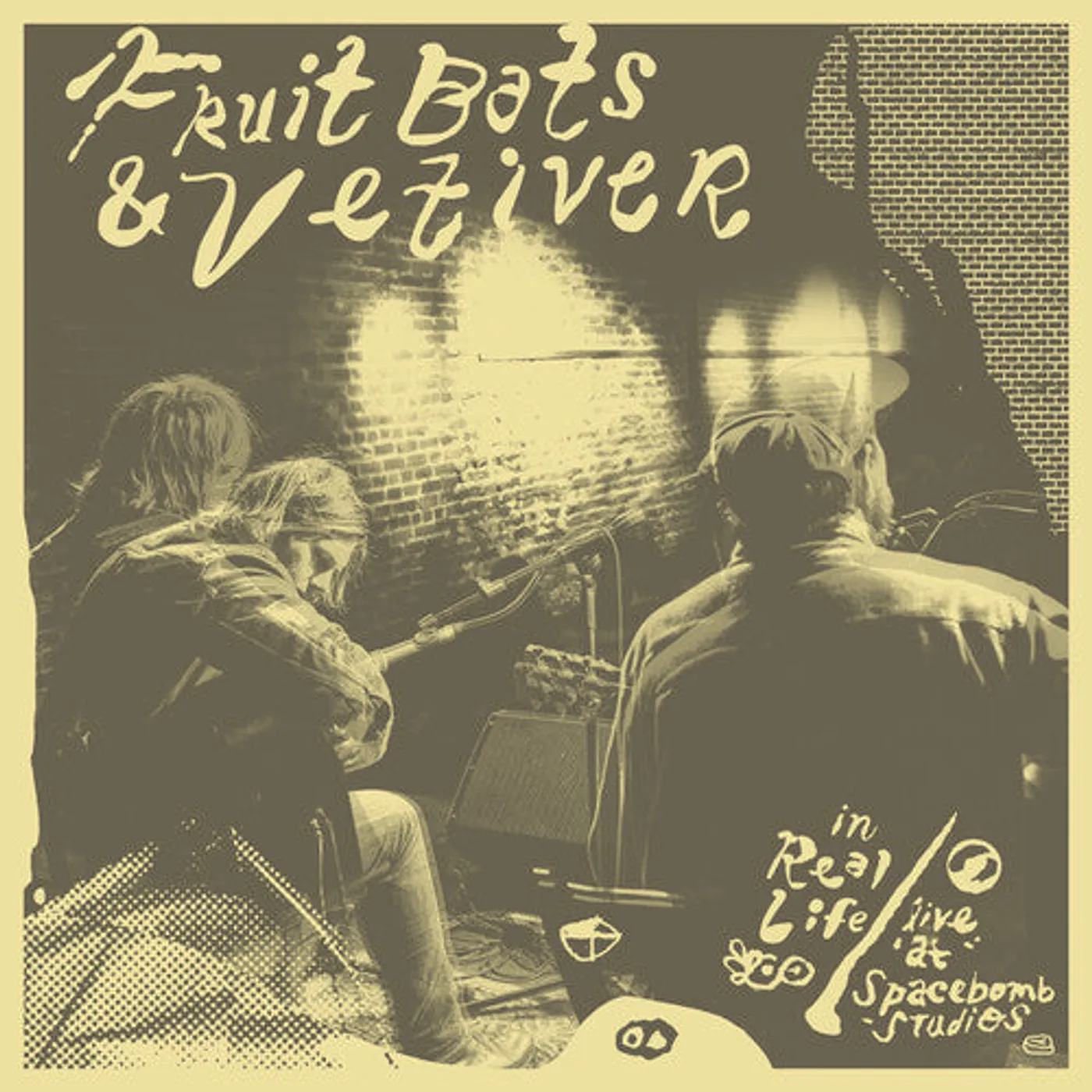 Fruit Bats & Vetiver LP Vinyl - In Real Life (Live At Spacebomb Studios) (Ylw)