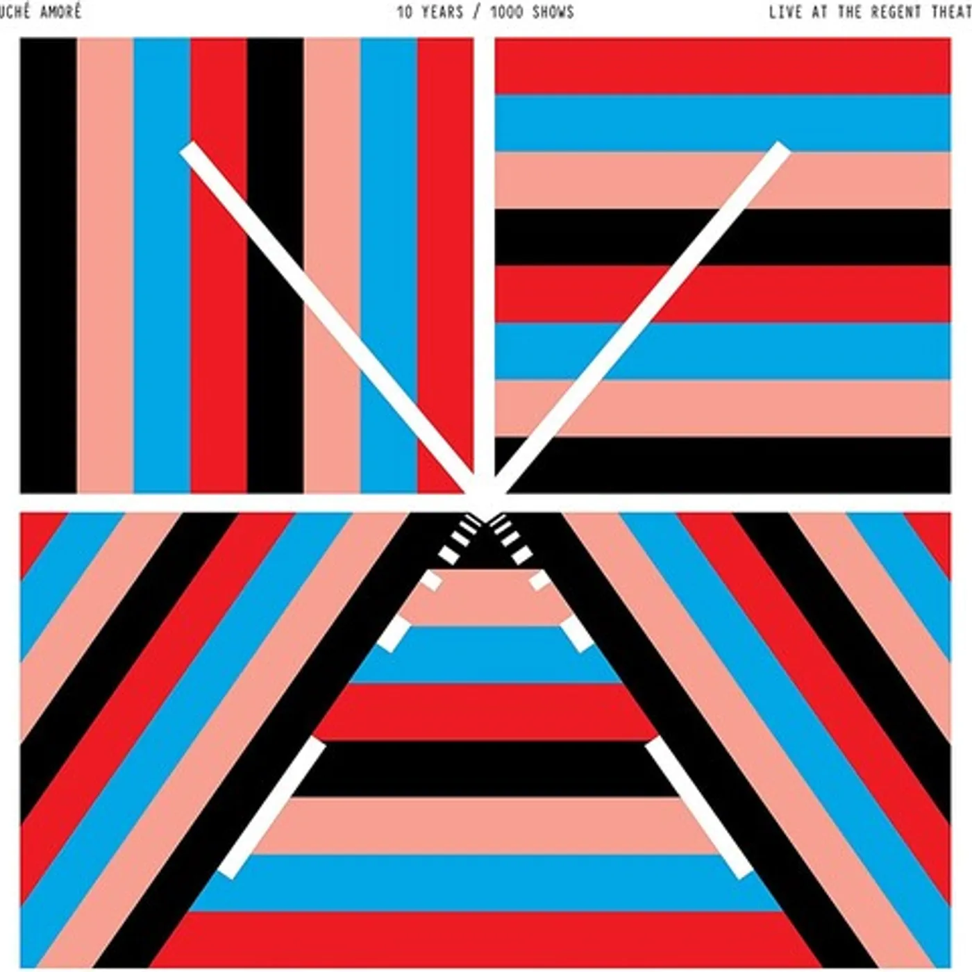 Touché Amoré LP Vinyl - 10 Years / 1000 Shows Live (Blue) (Red)