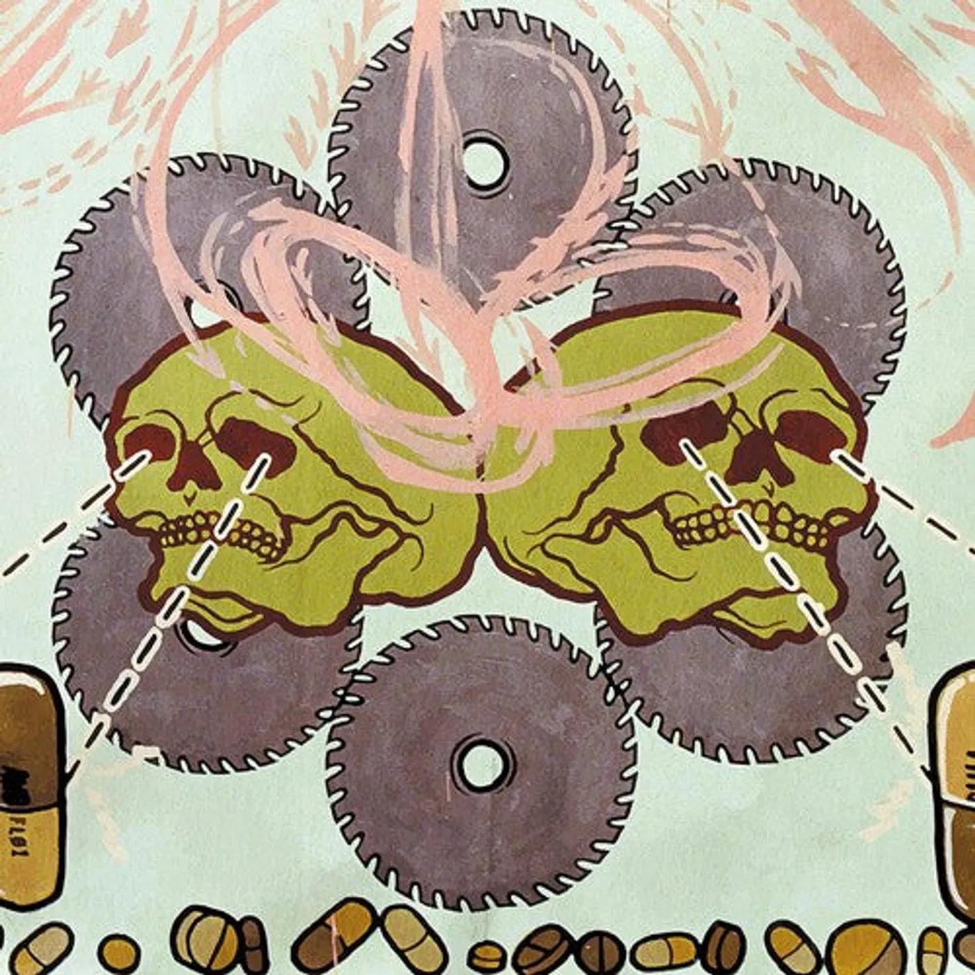 Agoraphobic Nosebleed LP Vinyl - Frozen Corpse Stuffed With Dope (Coloured Vinyl) (Grn) (Slv)