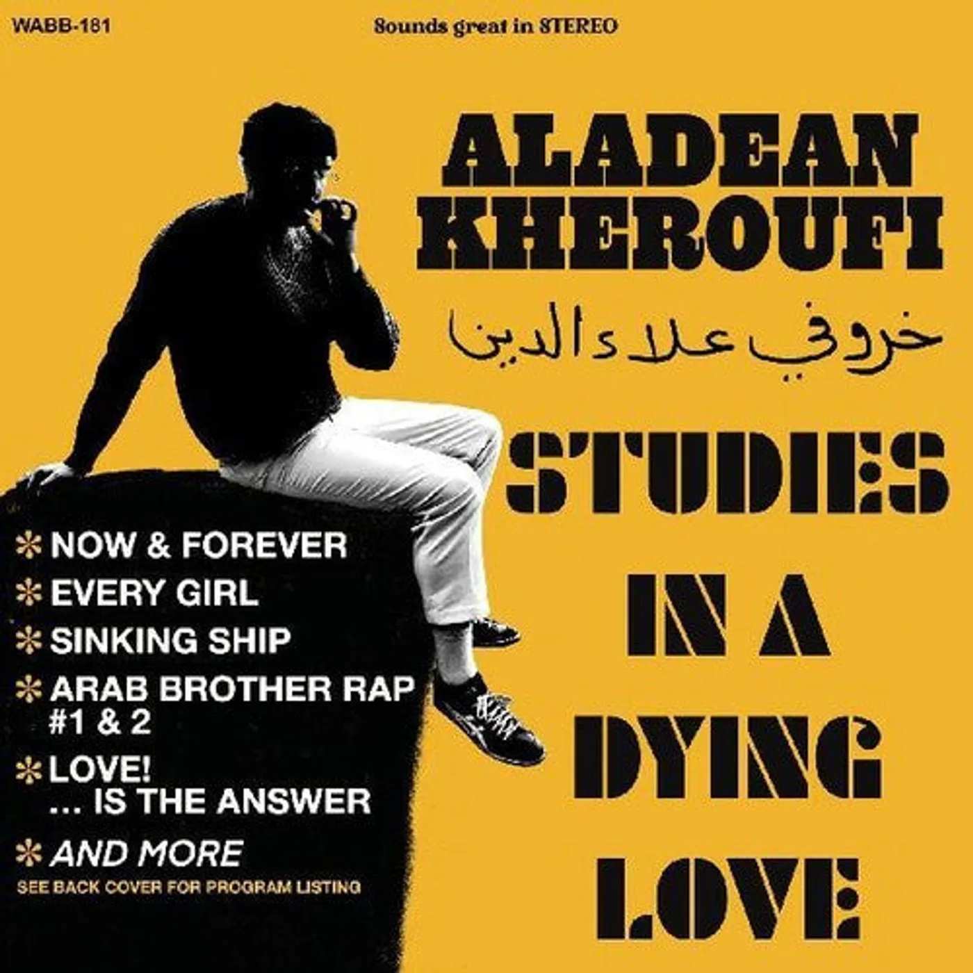 Aladean Kheroufi LP Vinyl - Studies In A Dying Love (Ltd)
