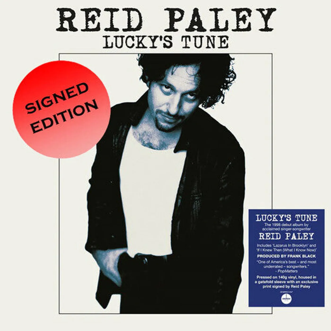Reid Paley LP Vinyl - Lucky'S Tune (Blk) (Gate Fold) (Ofgv) (Auto) (Uk)