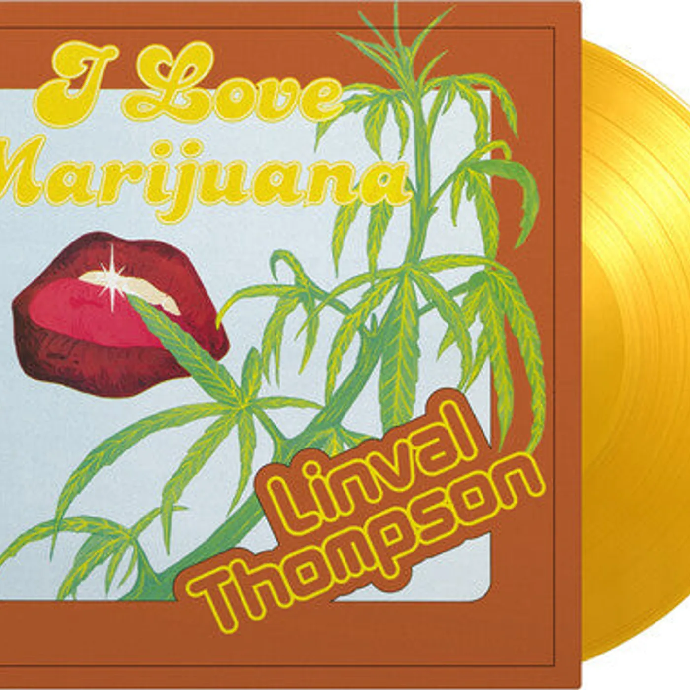 Linval Thompson LP Vinyl - I Love Marijuana (Coloured Vinyl) (Ltd) (Ogv) (Ylw) (Hol)