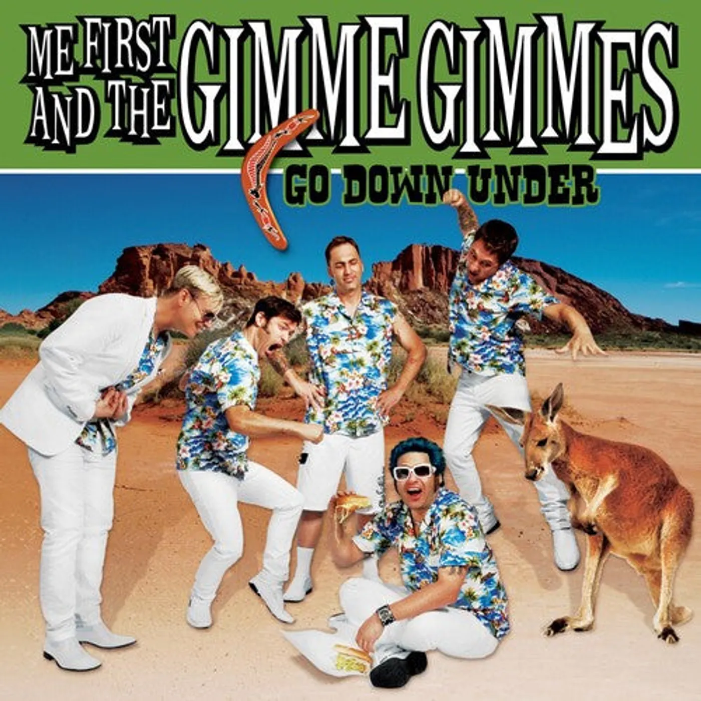 Me First and the Gimme Gimmes LP Vinyl - Go Down Under (10In)
