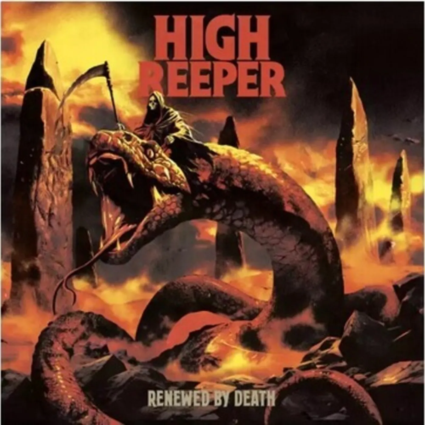 High Reeper LP Vinyl - Renewed By Death (Coloured Vinyl) (Ltd) (Ylw)