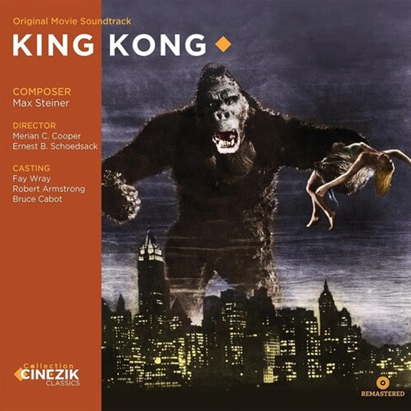 Max Steiner (Uk) LP Vinyl - King Kong / Original Soundtrack (Uk)