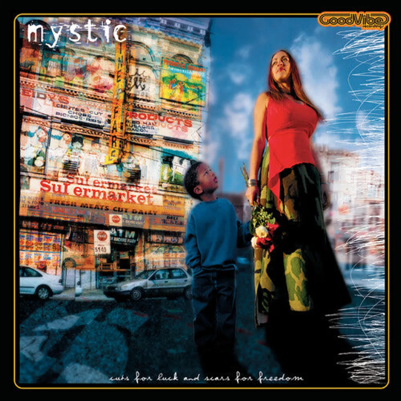 Mystic LP Vinyl - Cuts For Luck & Scars For Freedom (Blk) (Coloured Vinyl)