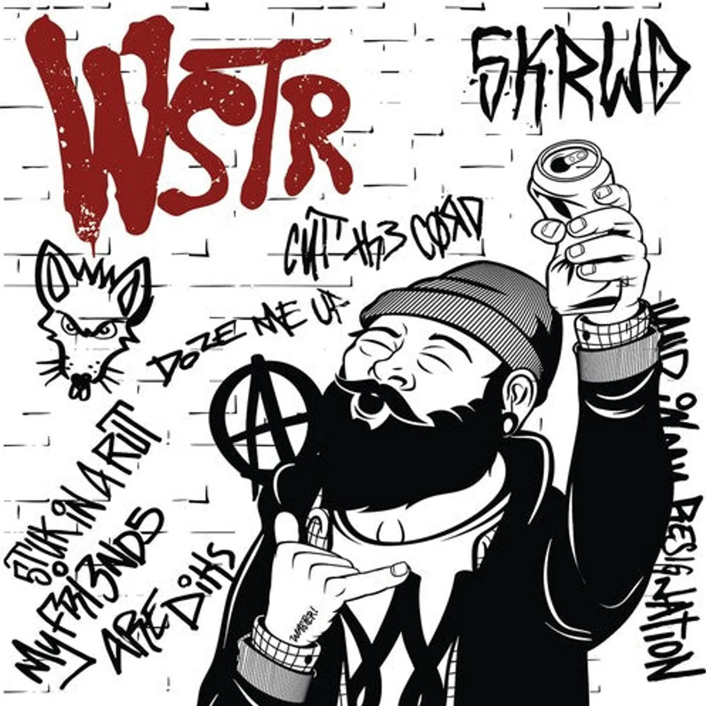 WSTR LP Vinyl - Skrwd - Red & Bone Split (Red) (Wht) (Dlcd)
