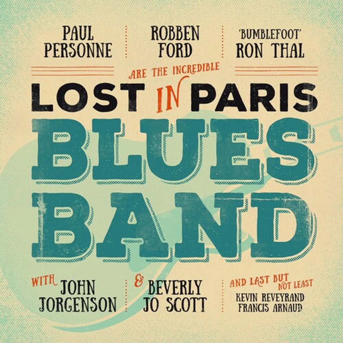 Robben Ford LP Vinyl - Lost In Paris Blues Band (Gate Fold) (Ogv)