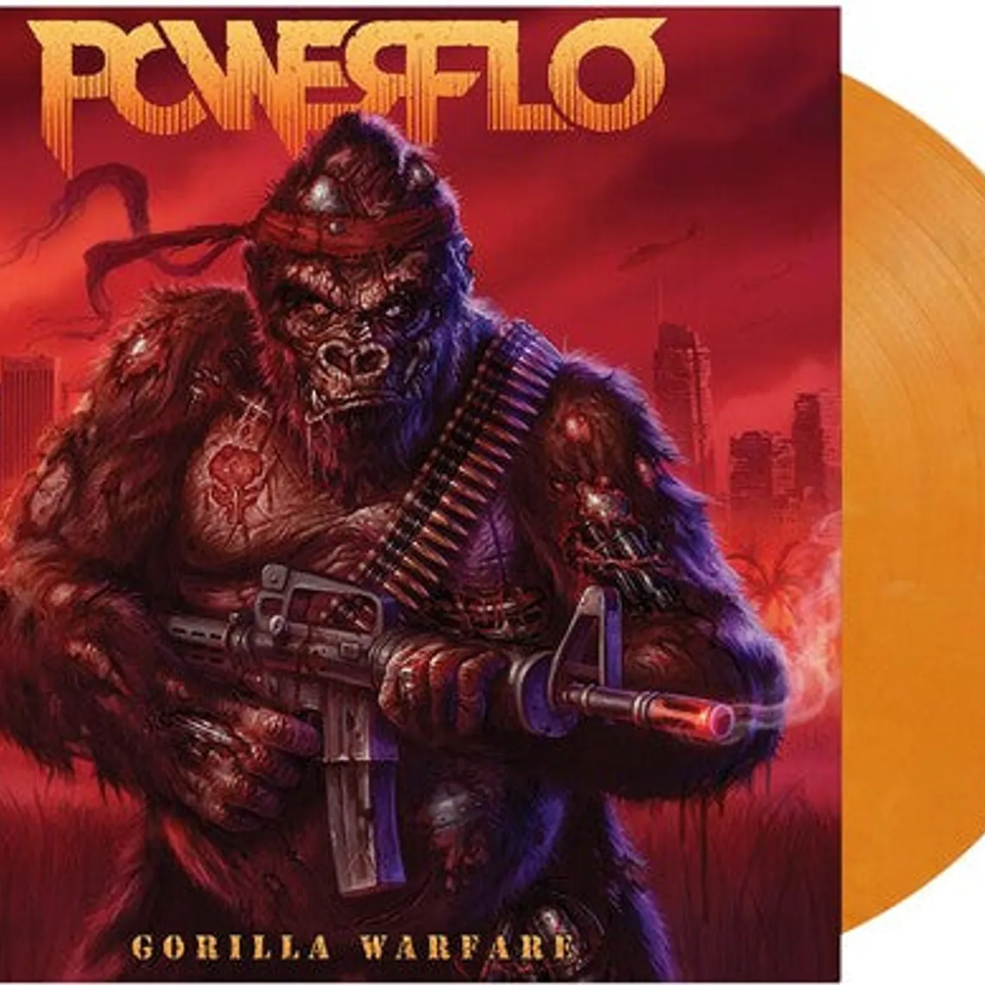 Powerflo LP Vinyl - Gorilla Warfare (Coloured Vinyl) (Mgta) (Ylw) (Can)
