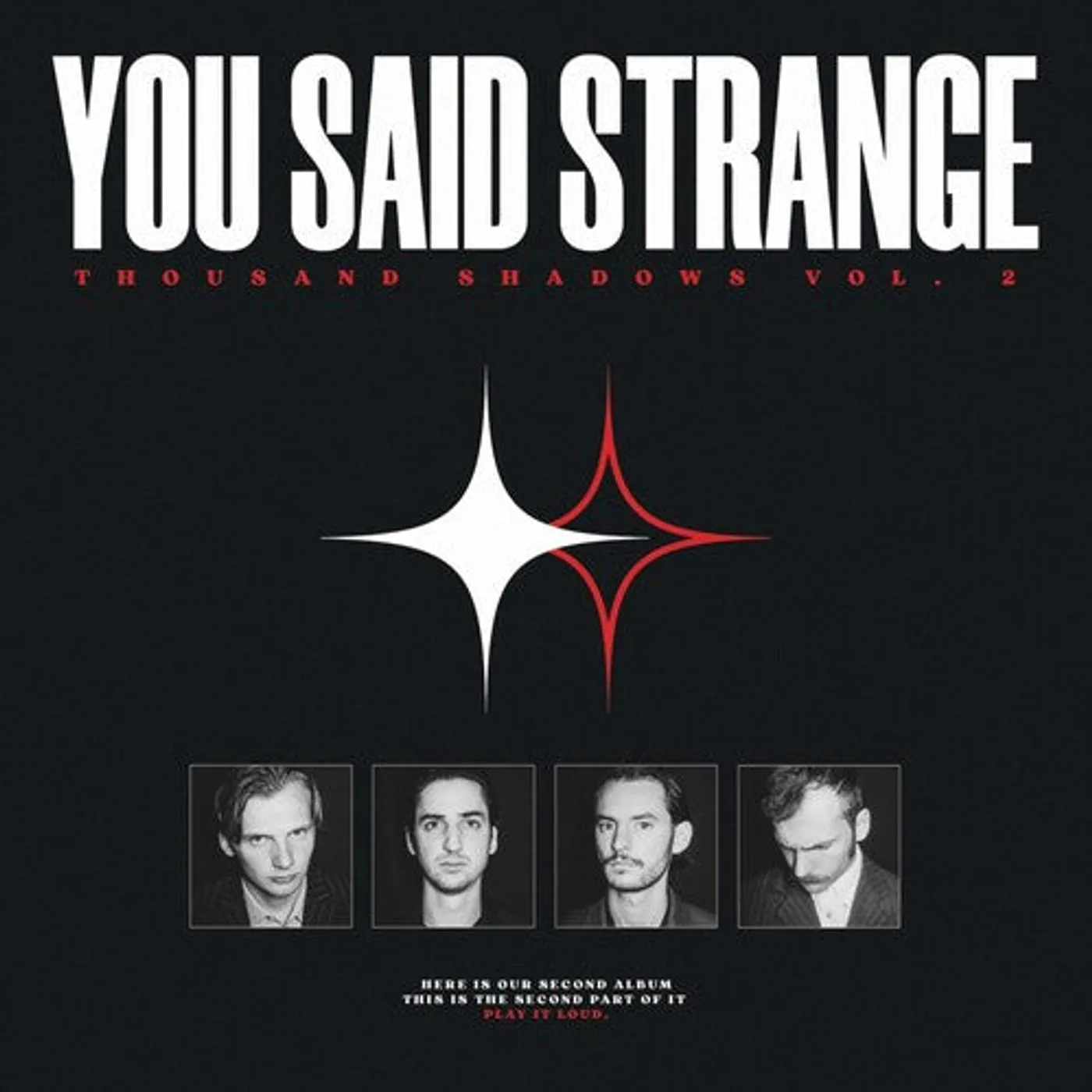 You Said Strange LP Vinyl - Thousand Shadows Vol.2 - White/Red Splatter (Coloured Vinyl)