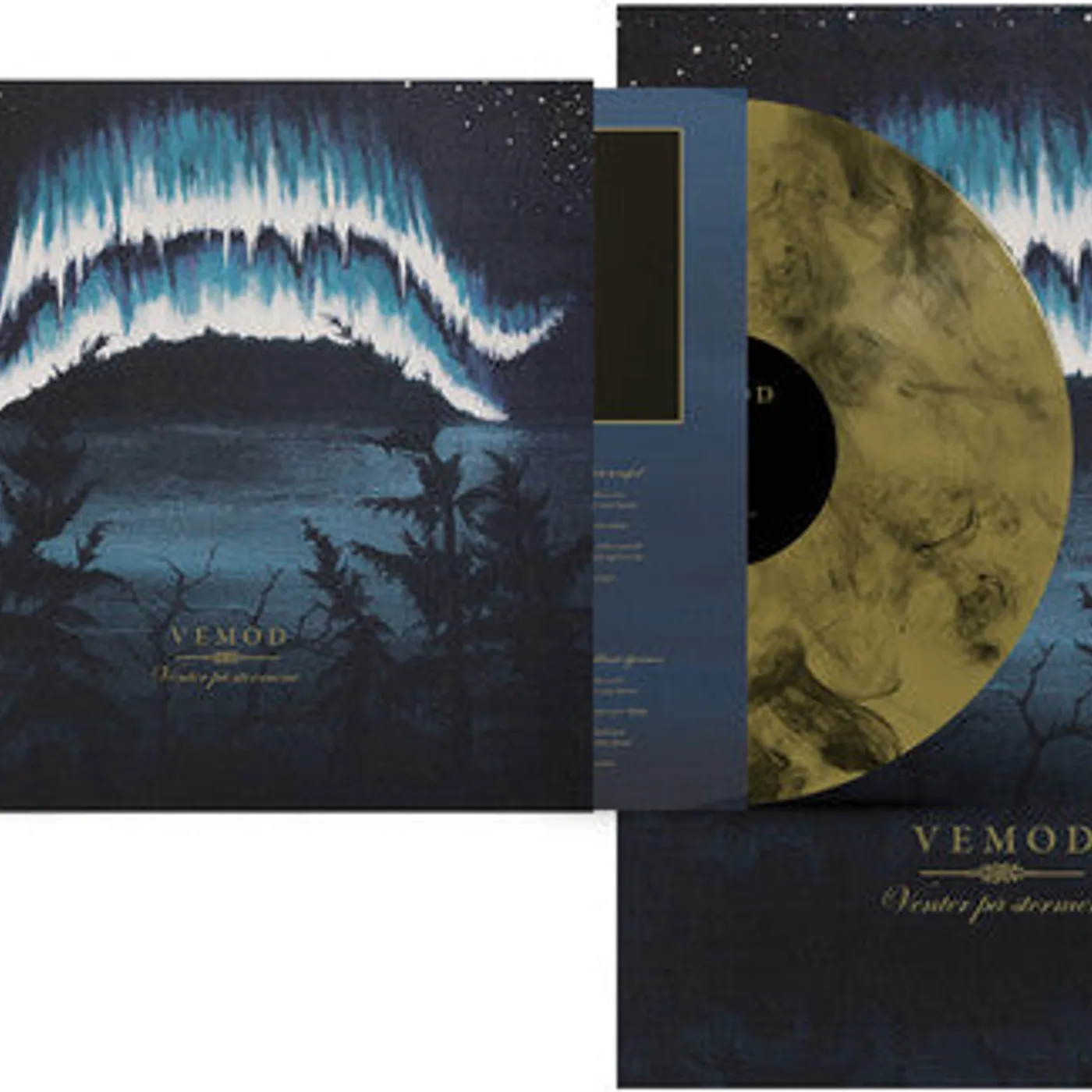 Vemod LP Vinyl - Venter Pa Stormene - Gold/Black Marbled (Blk)