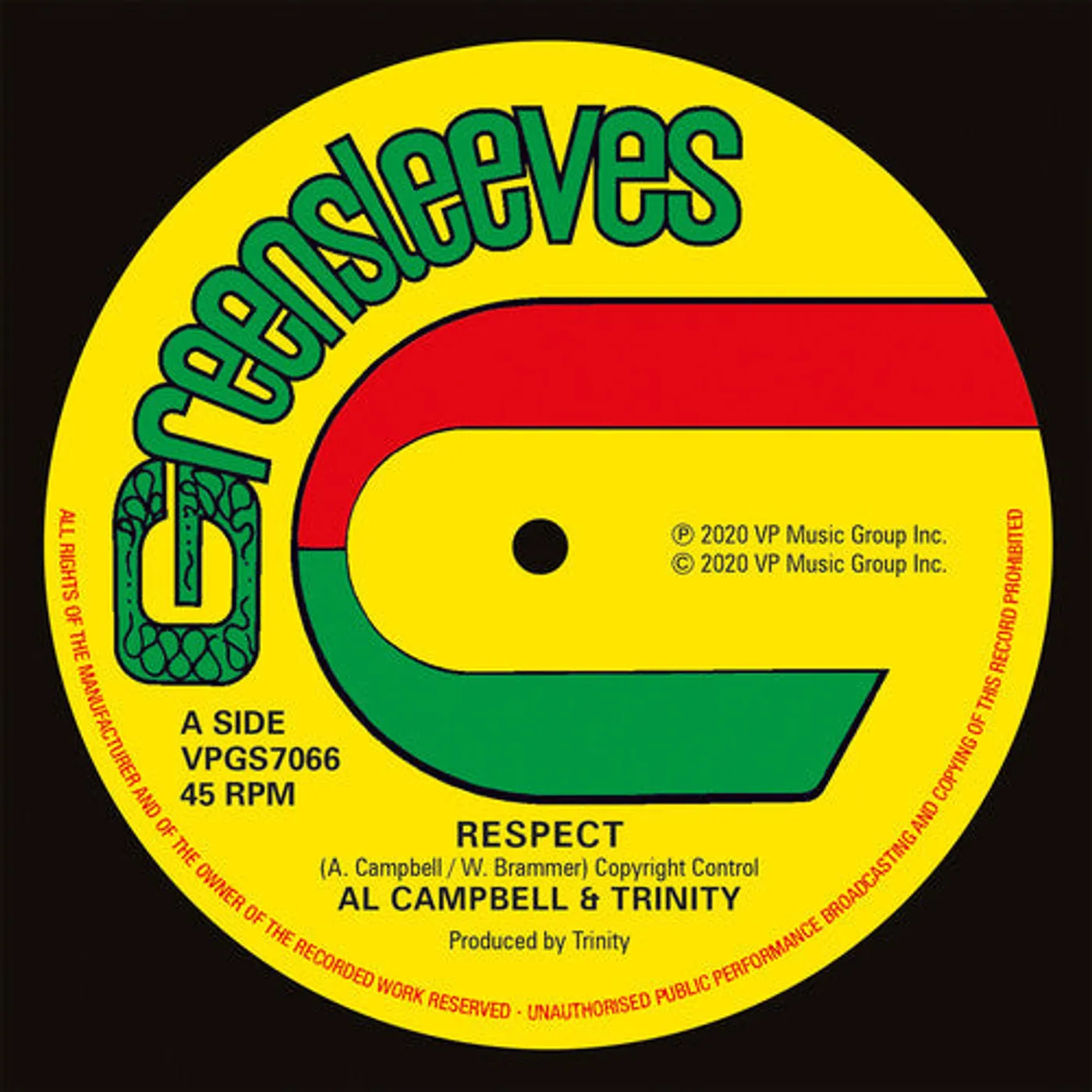 Al Campbell LP Vinyl - Respect