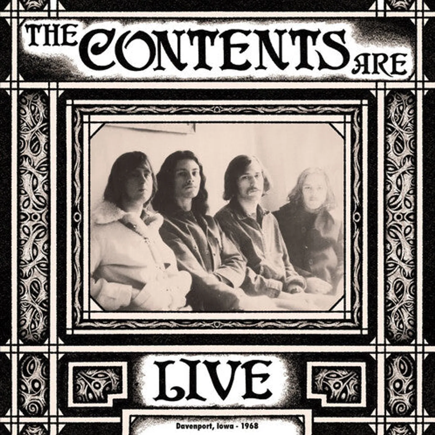 The Contents Are LP Vinyl - Live Davenport Iowa 1968