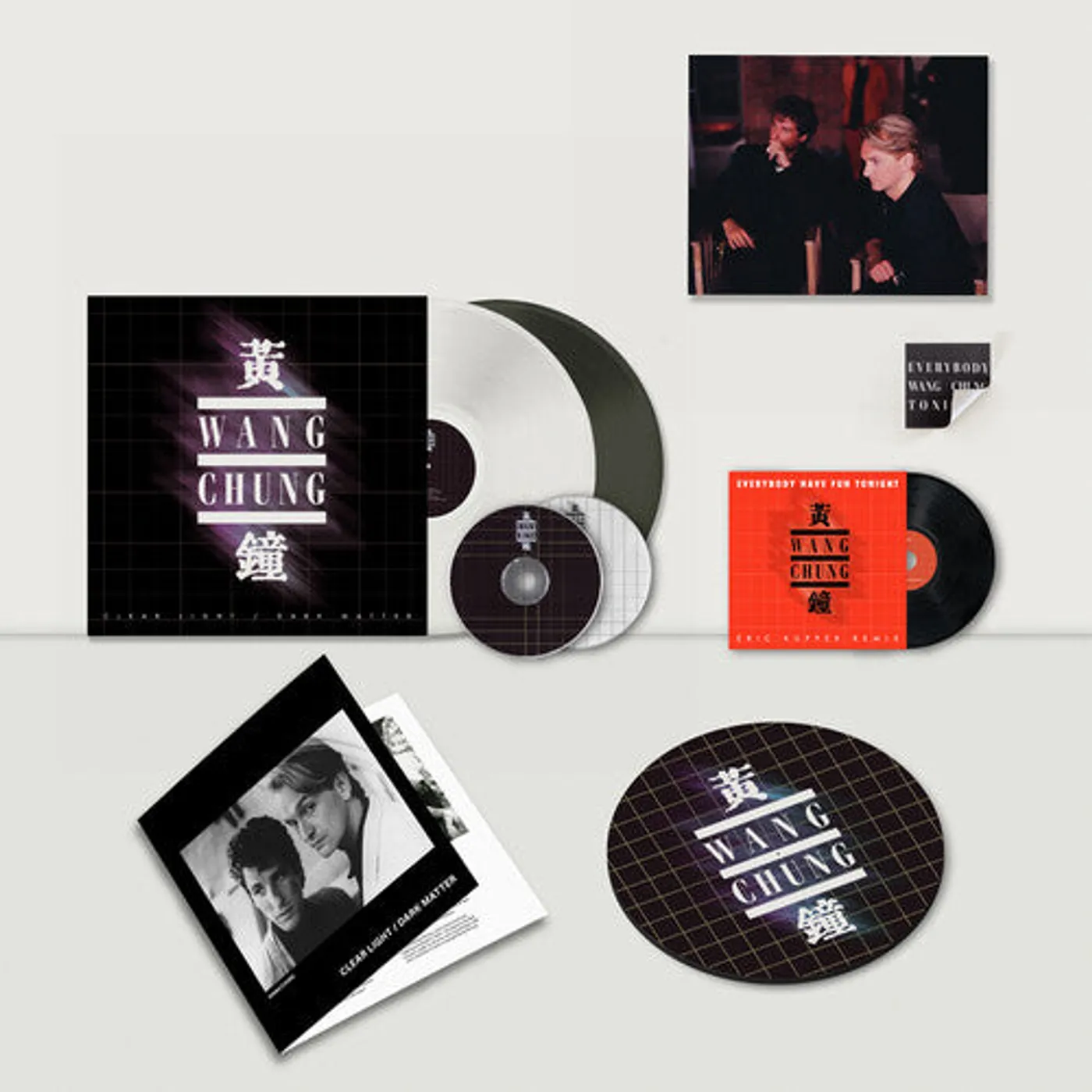 Wang Chung LP Vinyl - Clear Light / Dark Matter - Clear White & Black