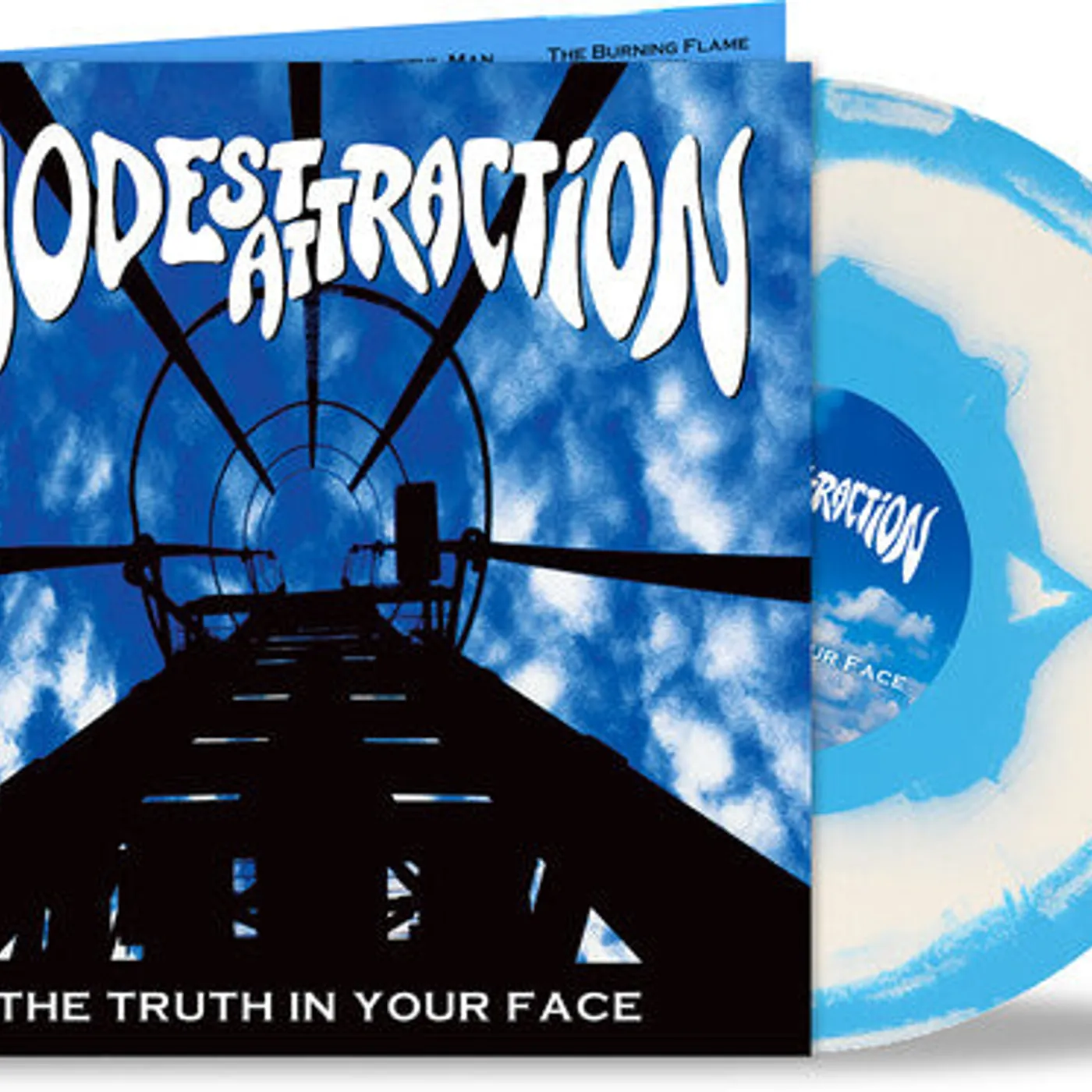 Modest Attraction LP Vinyl - Truth In Your Face (Blue) (Coloured Vinyl)
