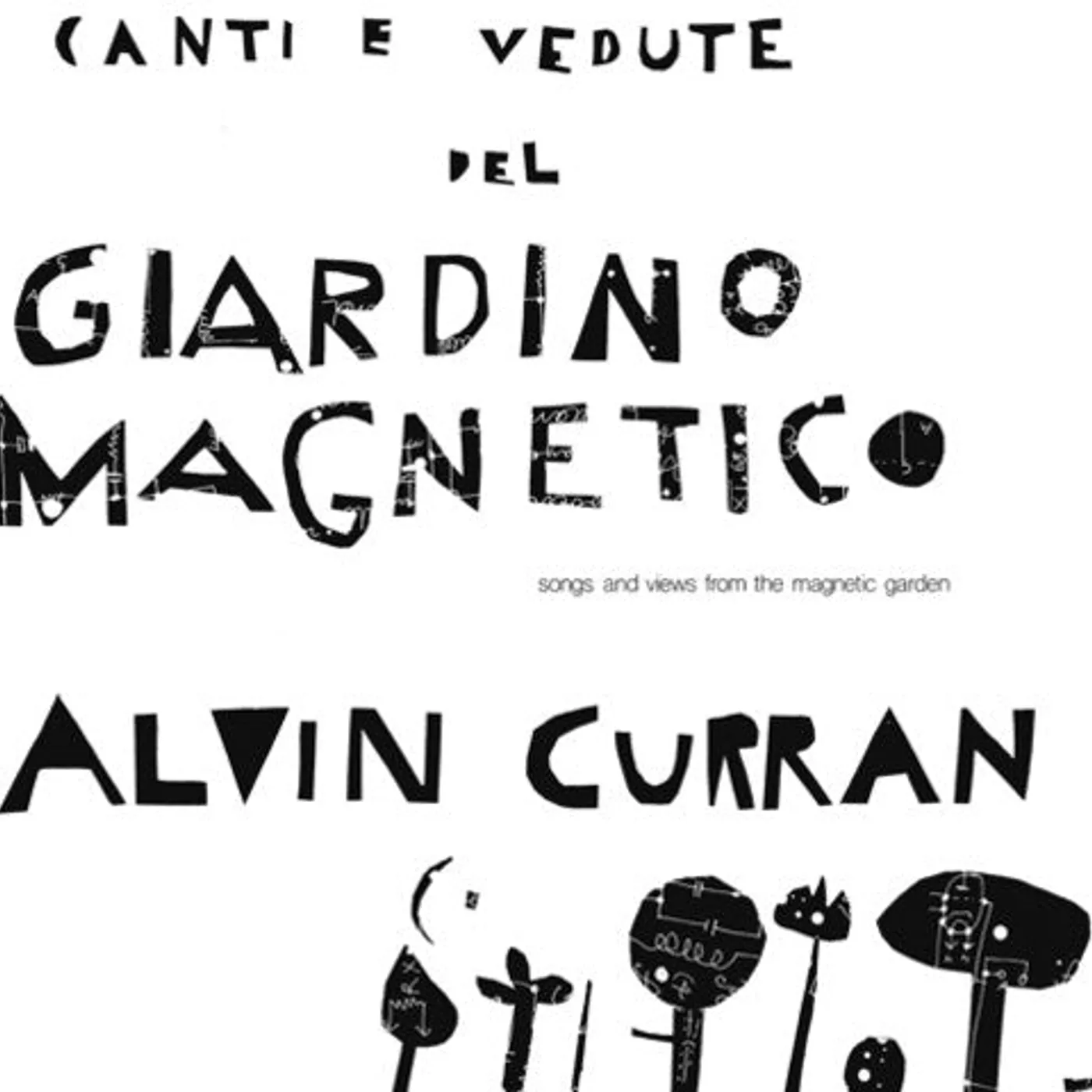 Alvin Curran LP Vinyl - Canti E Vedute Del Giardino Magnetico