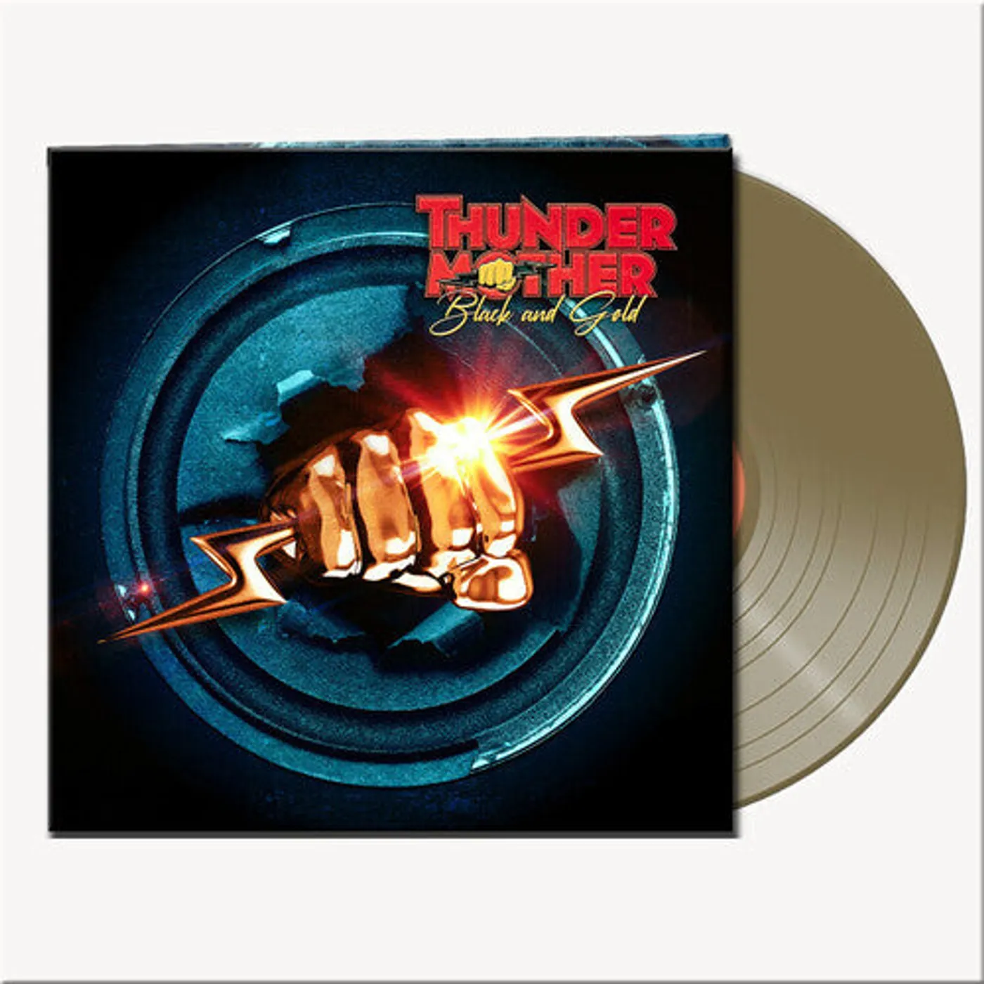 Thundermother LP Vinyl - Black & Gold - Gold (Coloured Vinyl) (Gate Fold) (Gol) (Ltd)